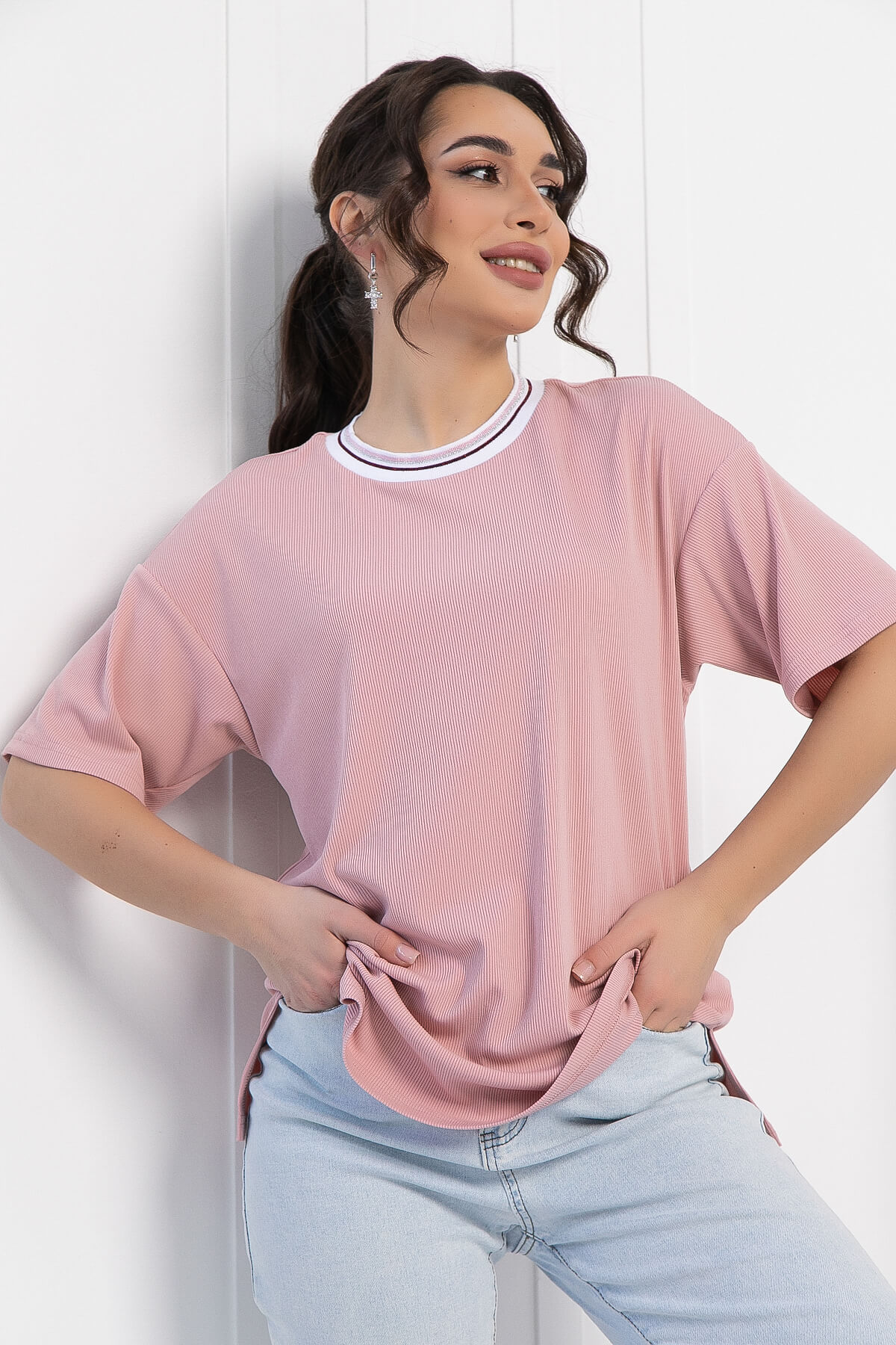 Футболка Ника (розовая) Б12941-7М