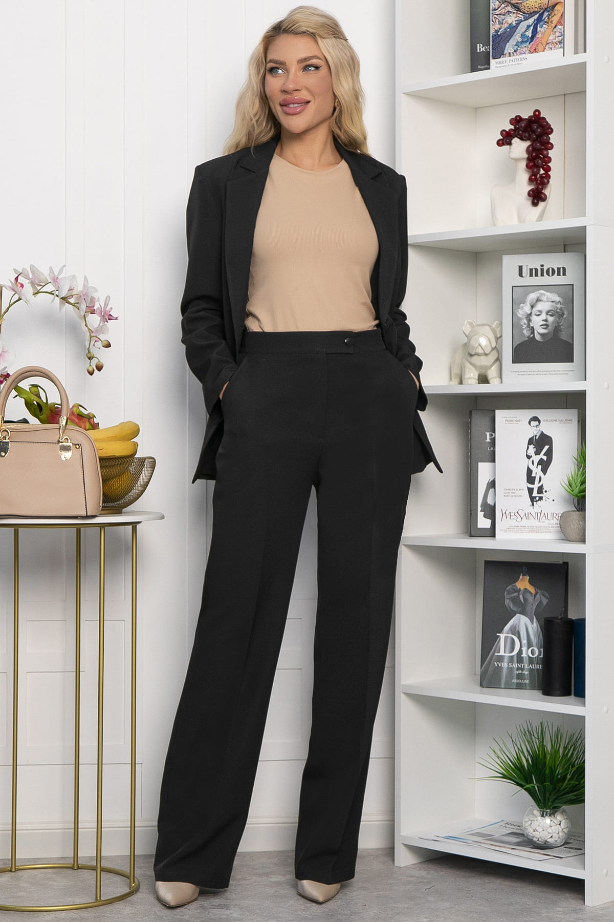 Брюки Брайн (черные) Б13889-33М