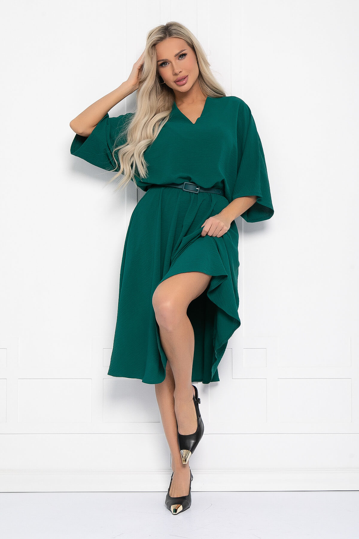 Платье Модера (изумруд) П12665-16