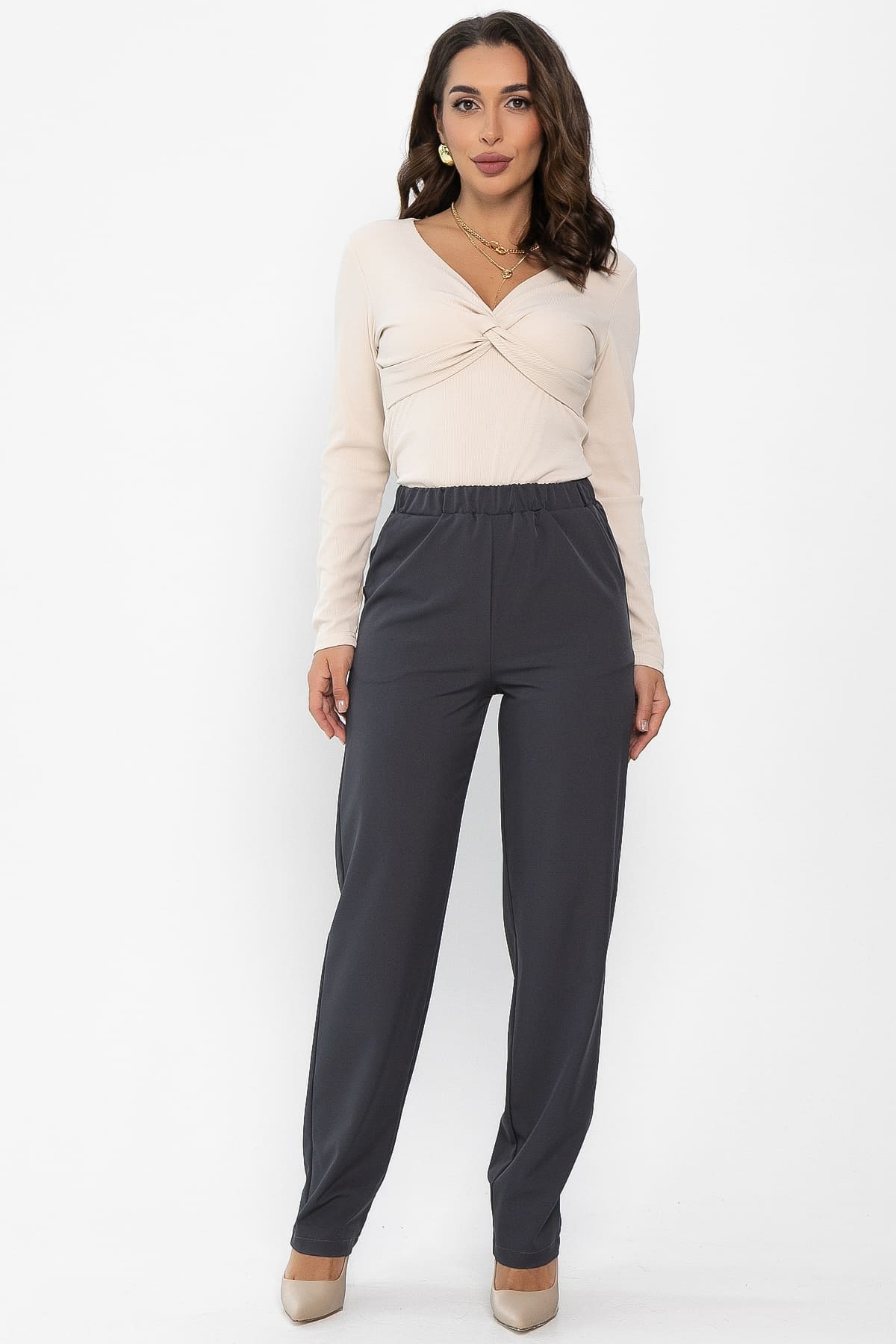 Брюки Твой день (графит) Б14148-12М