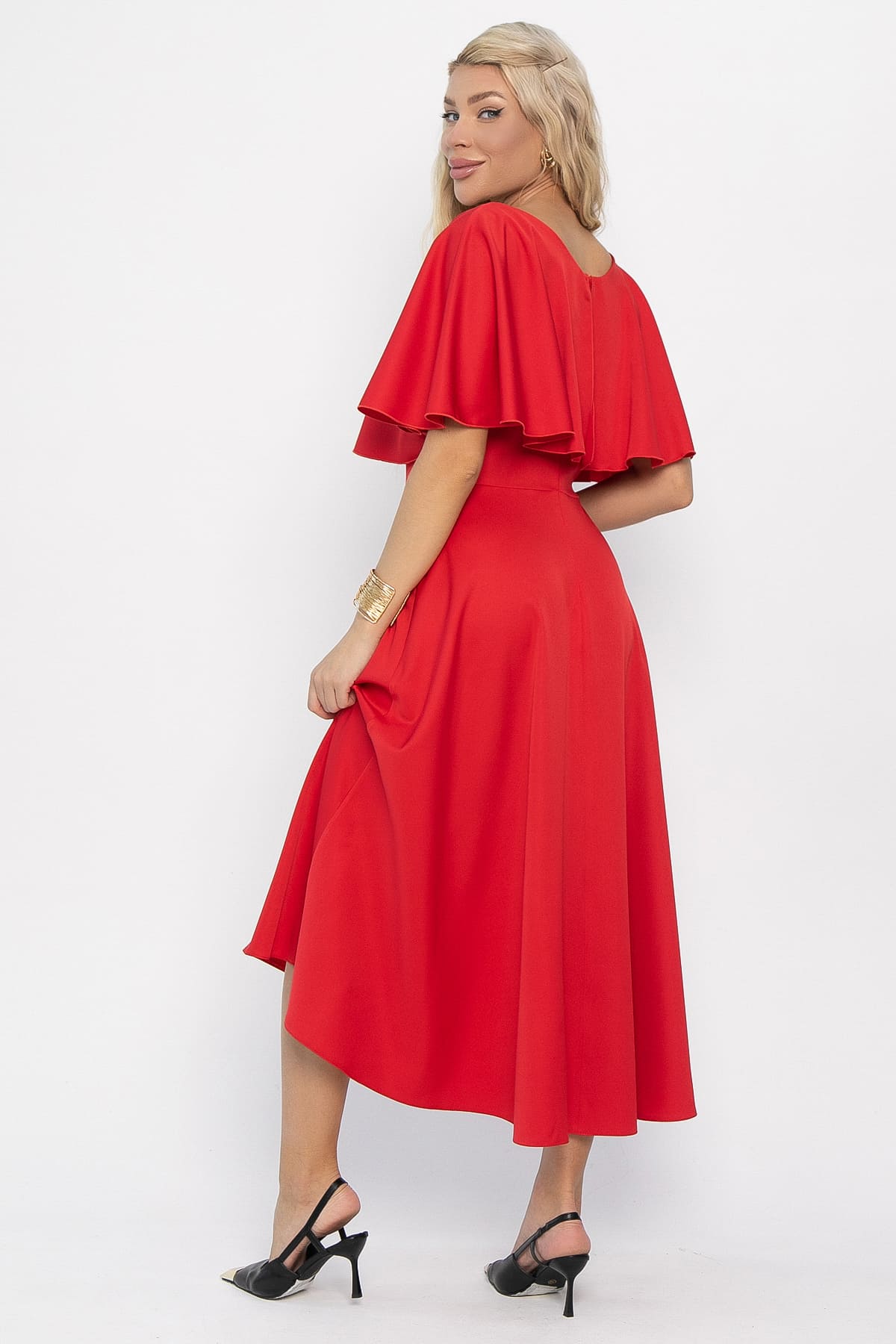 Платье Корнелия (красное) П13840-5М