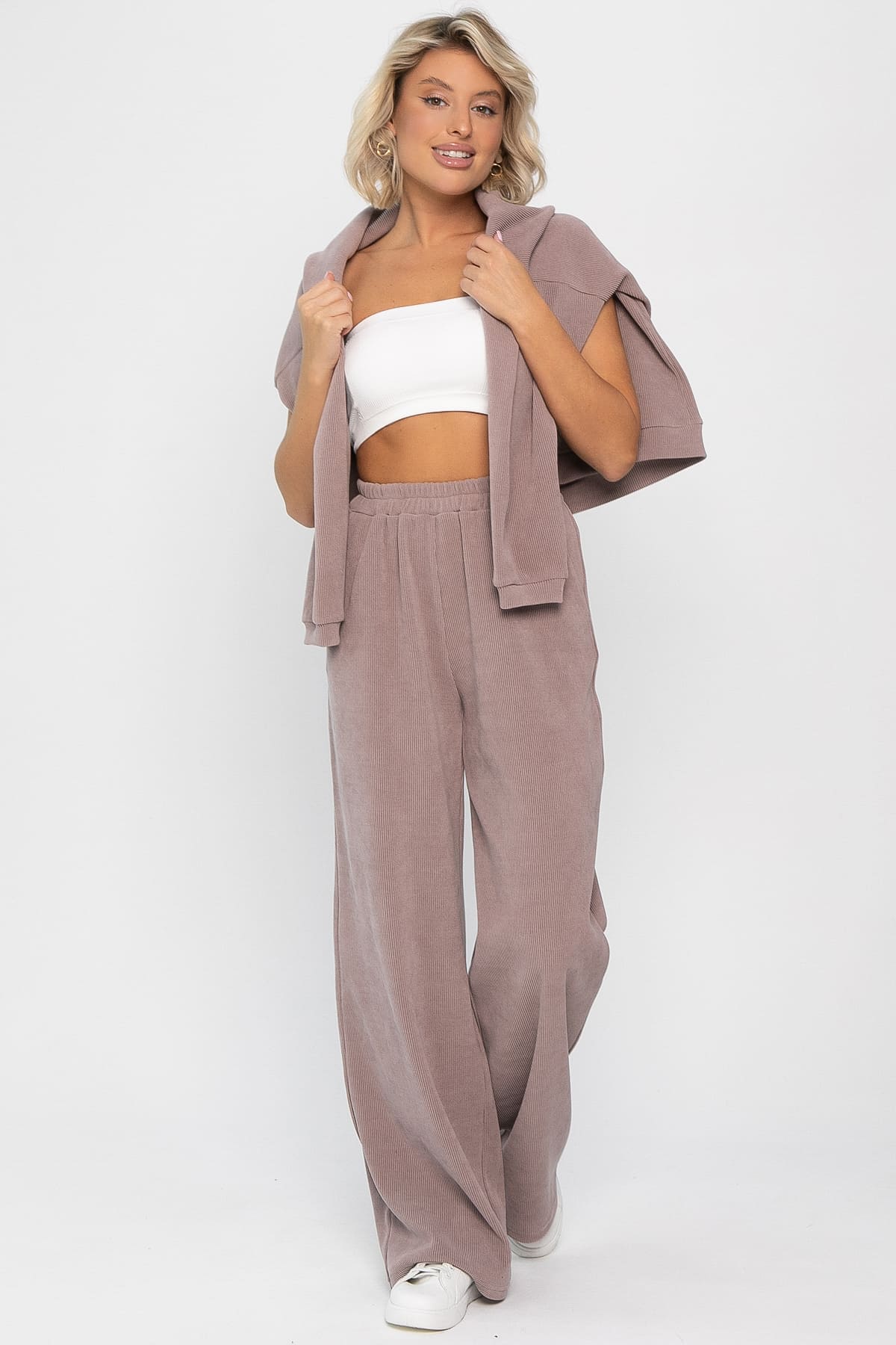 Костюм трикотажный Августа ХИТ (пыльная роза) К14346-5М