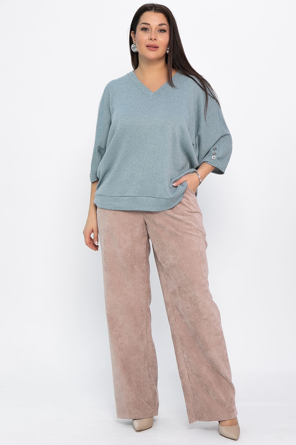 Блуза Вэнсдей (ментоловая) Б14823-4М