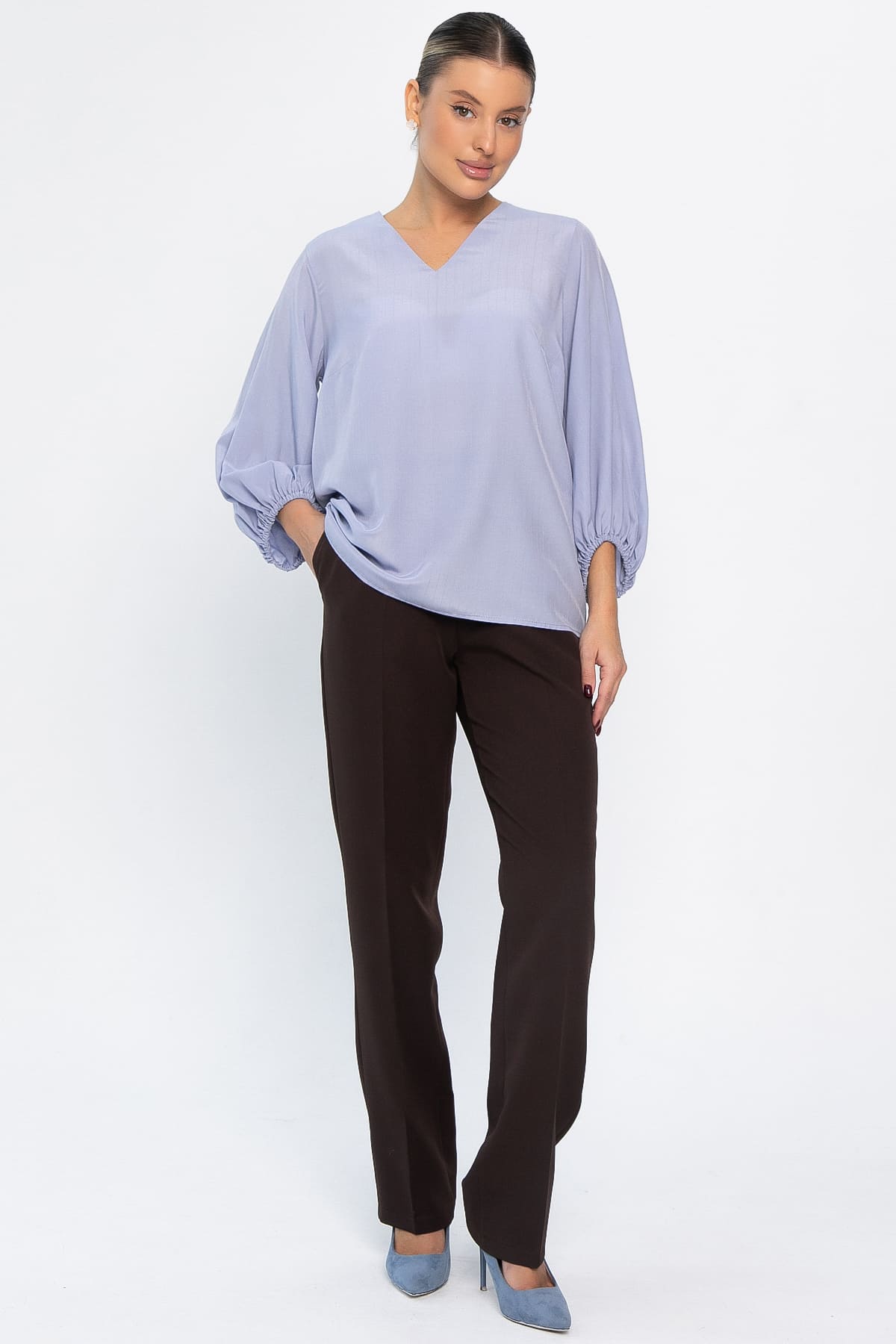 Блуза Бувардия (голубая) Б14422-12М