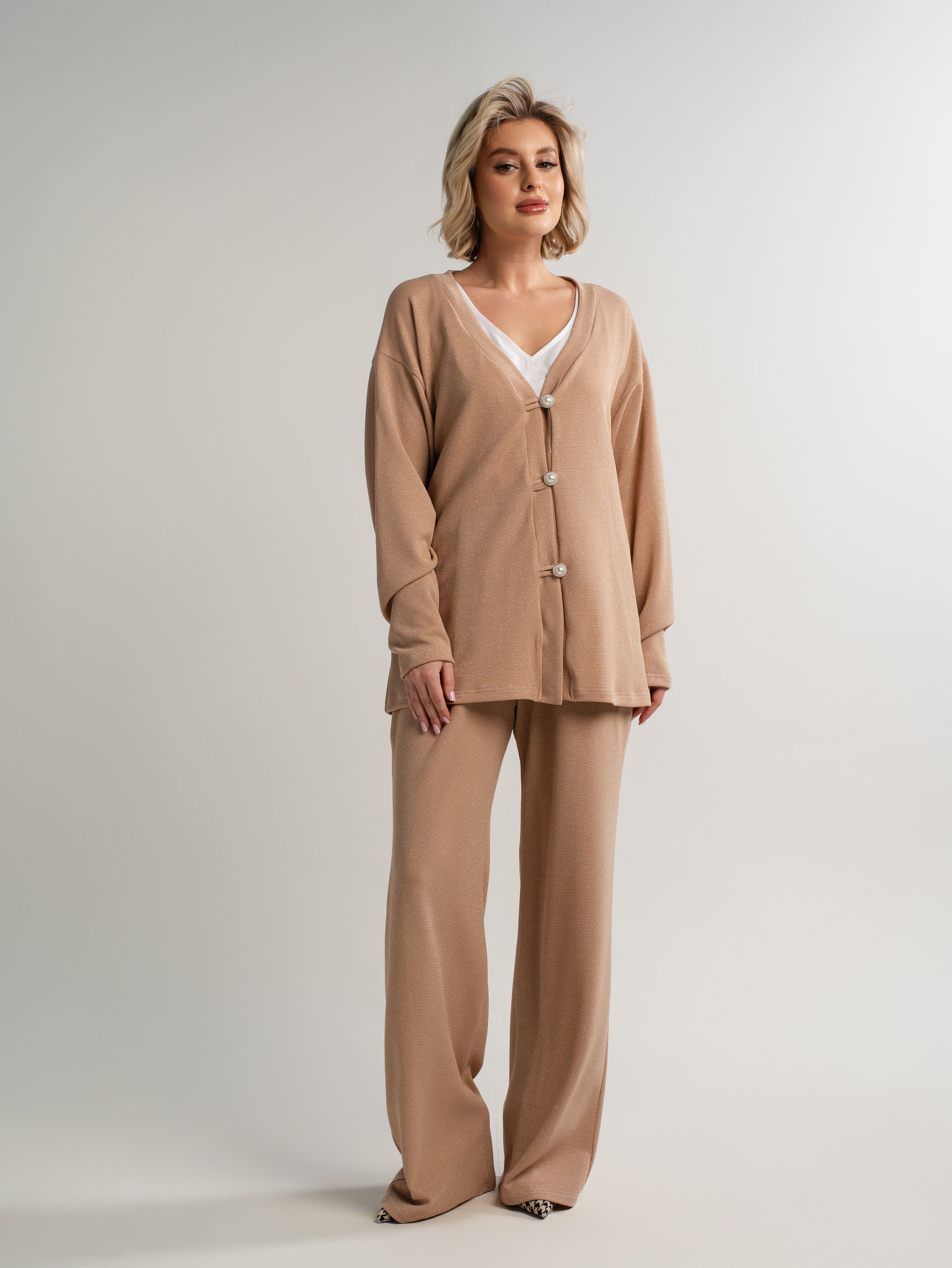 Брюки Вэлери (бежевые) Б15059-39М