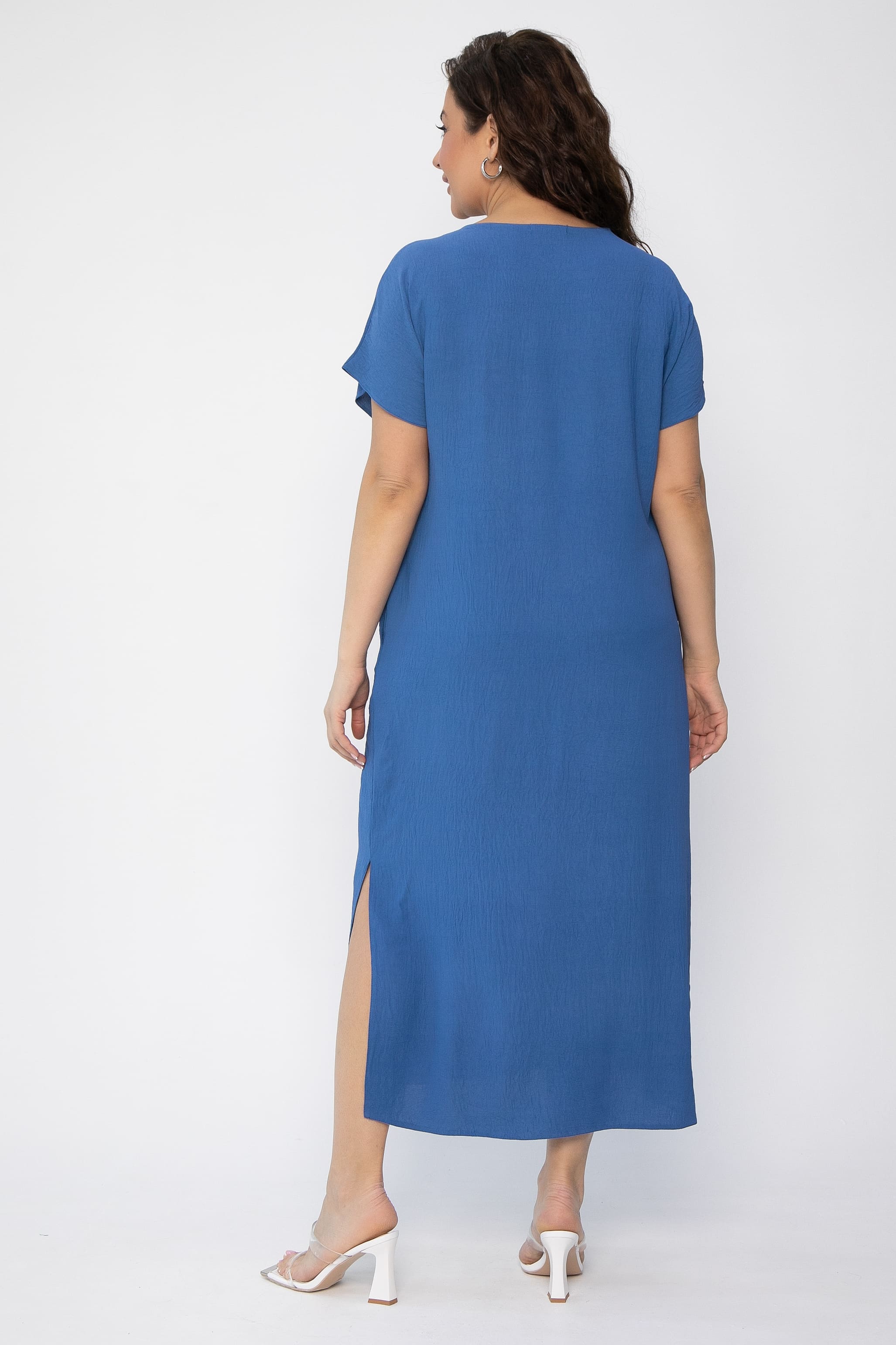 Платье Загадка (синее) П13704-8М