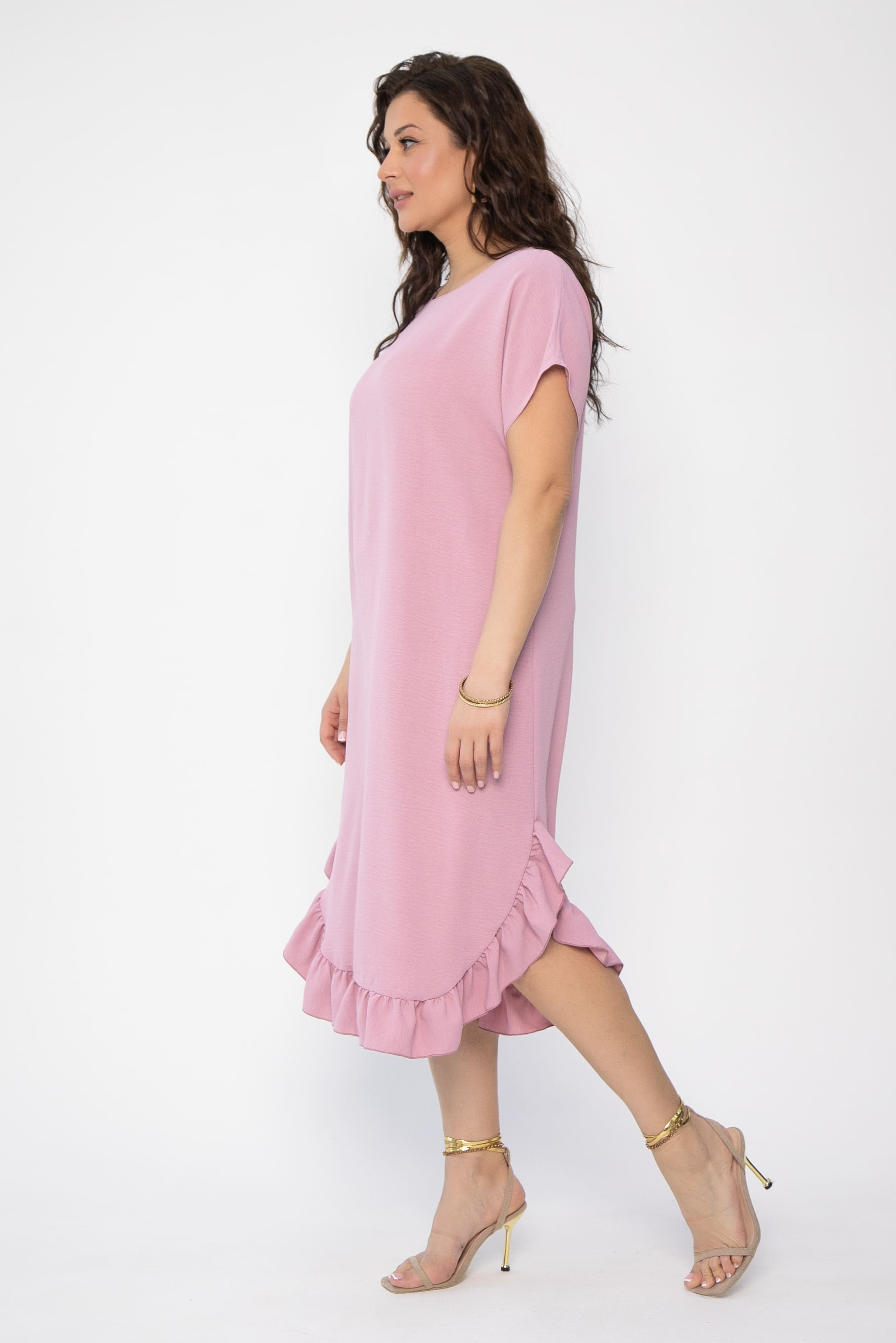 Платье Дея (пудра) П13597-8М