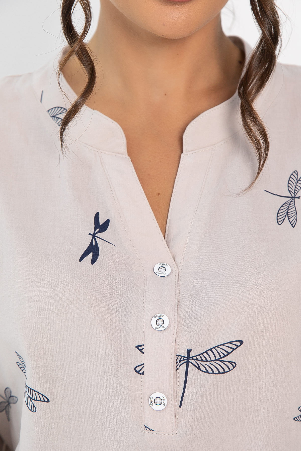 Блуза Флоретта (бежевая) Б13974-20М