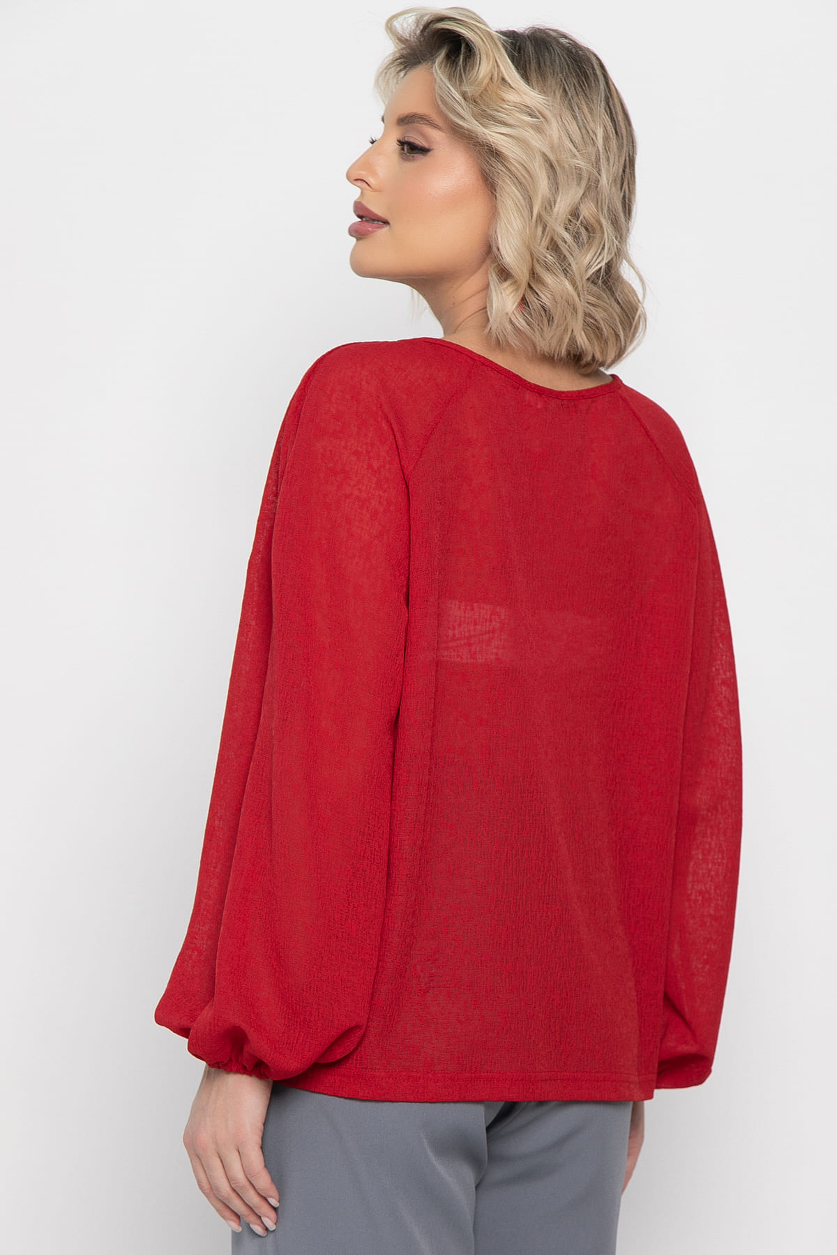 Блуза Шарм (красная) Б14967-10М
