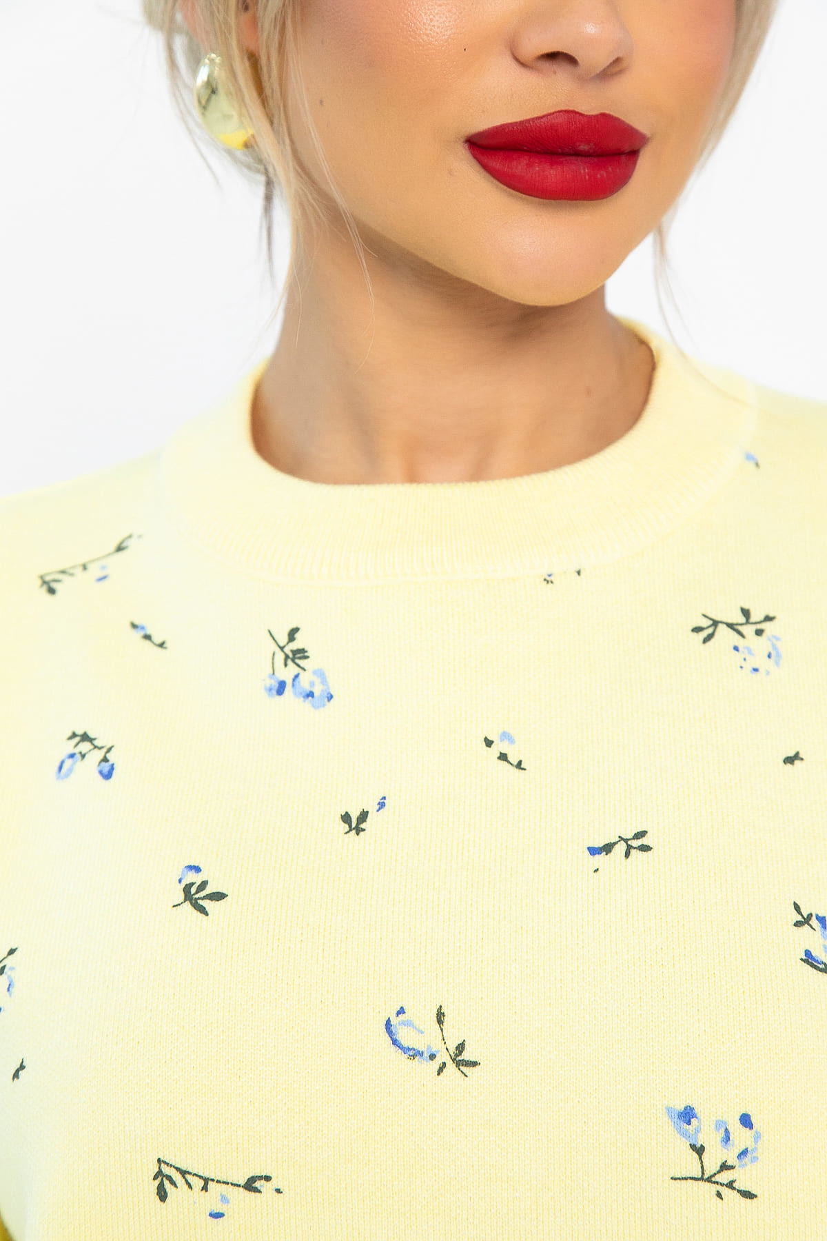 Свитер оверсайз Анита (лимонный) Б14758-1М