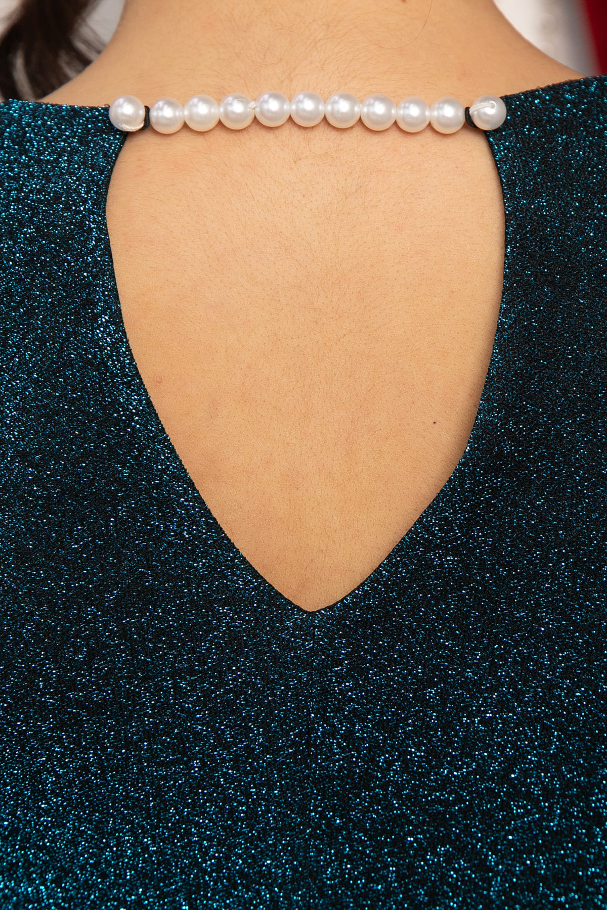 Платье вечернее Кристальный блеск  (бирюзовое) П14709-8М