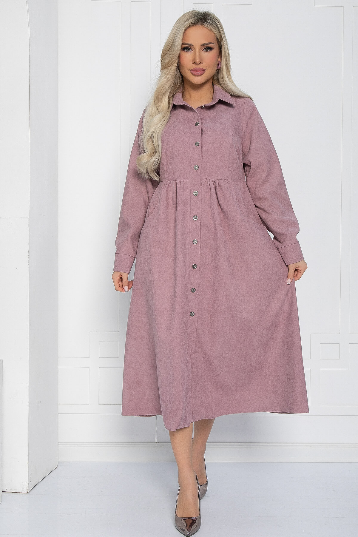 Платье Сабина (нежно-розовое) П12656-4