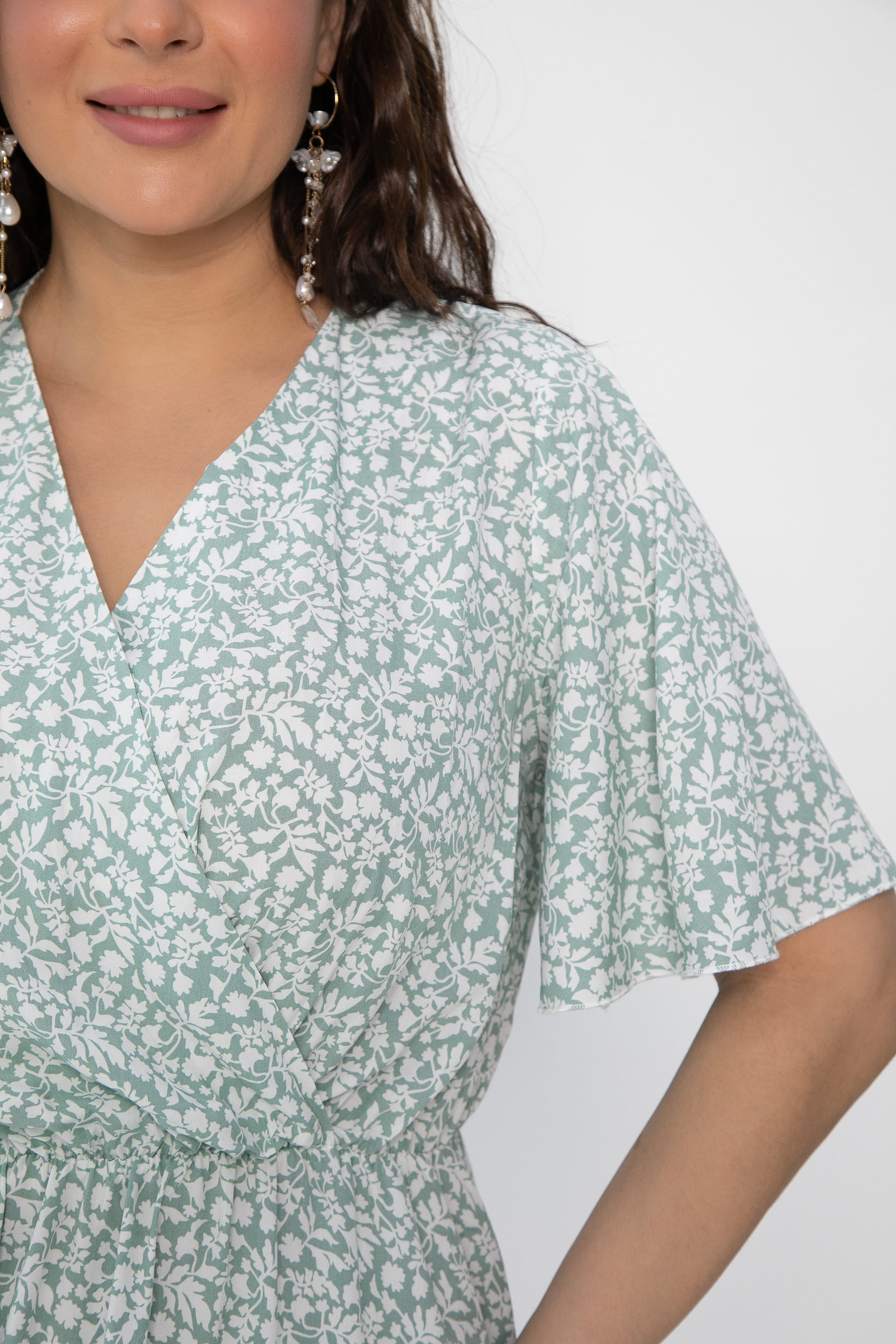 Платье Саванна (зеленое) П10559