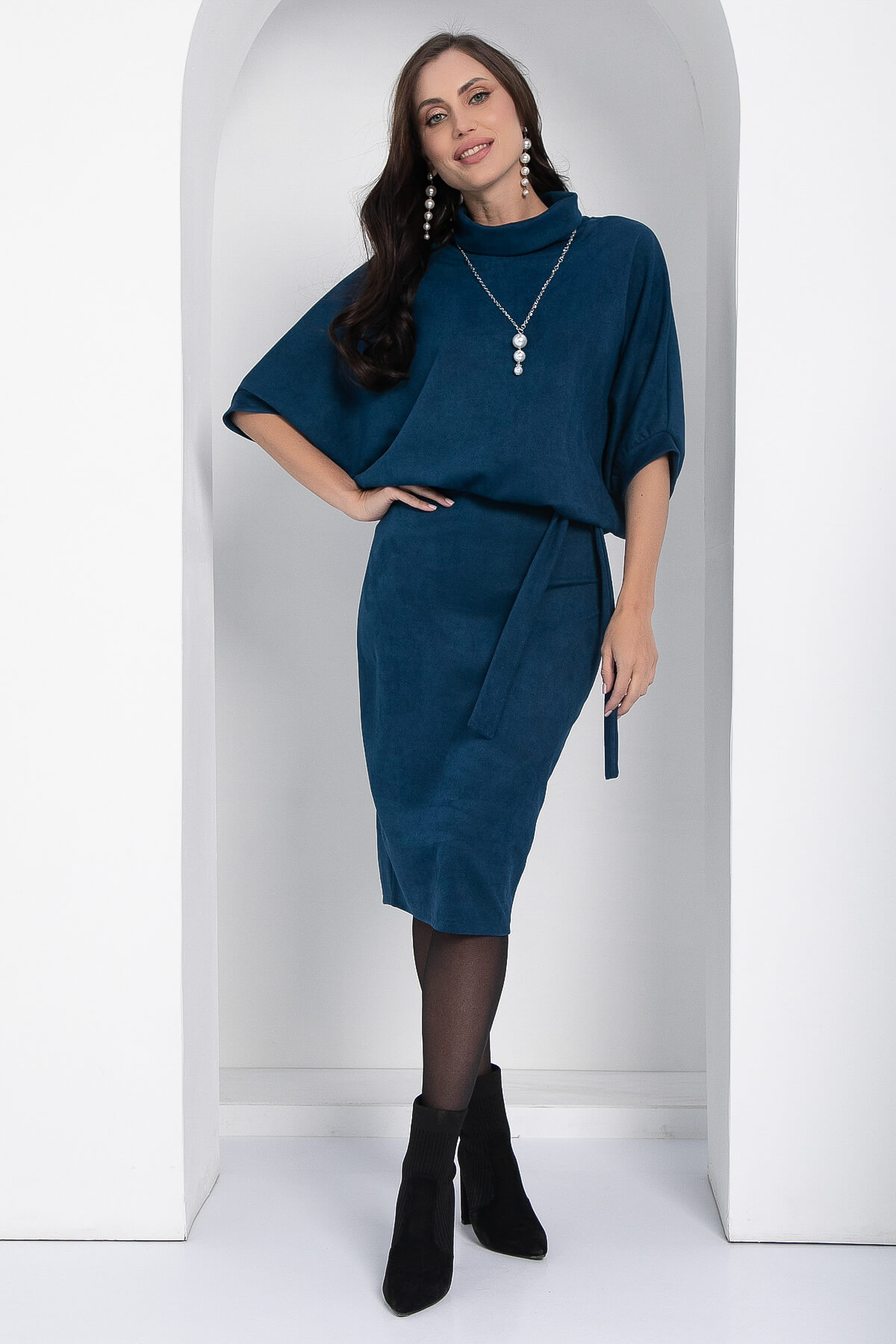Платье Антония (сапфир) П12695-12