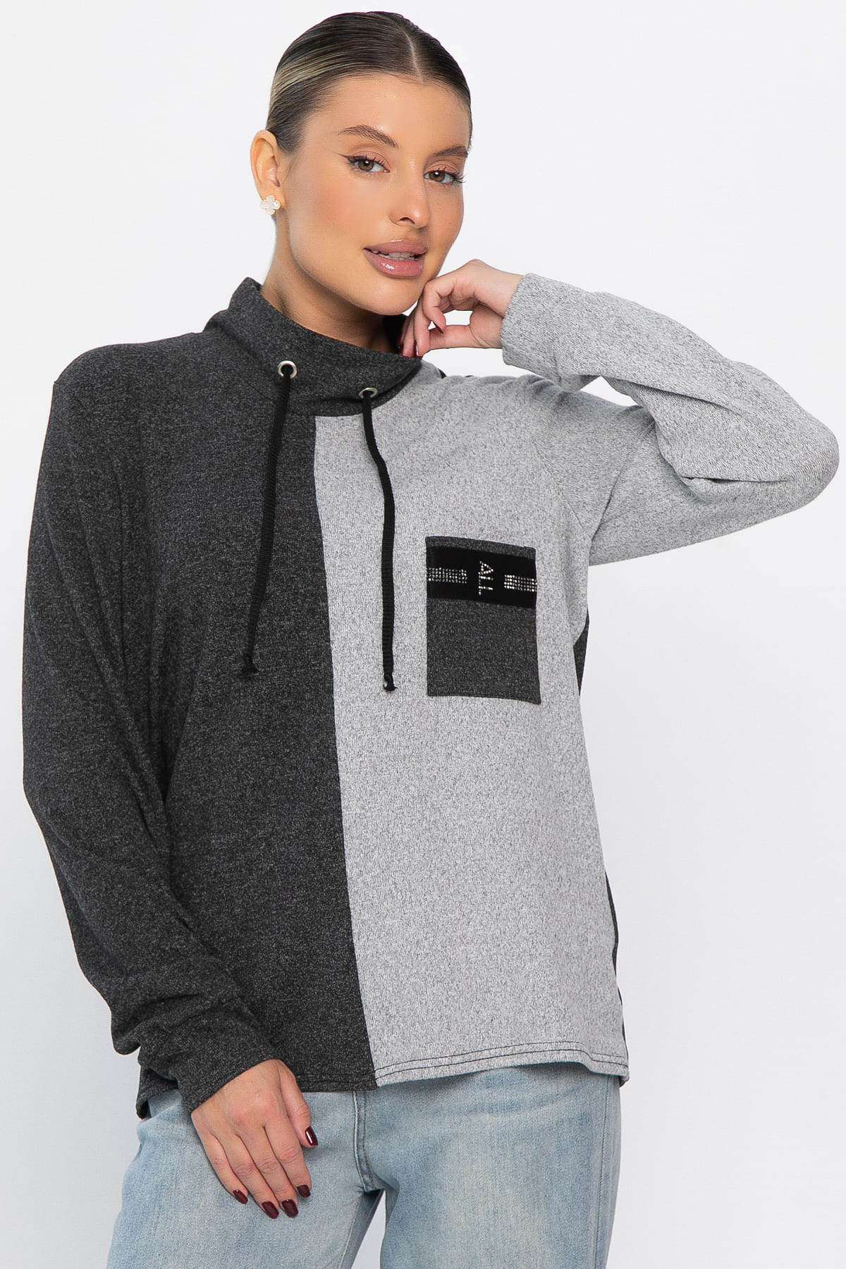 Джемпер Сорелия (серый) Б14378-50М