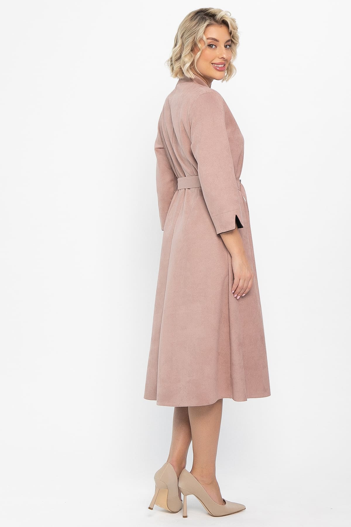 Платье замшевое Дарьяна НЬЮ (чайная роза) П14650-18М