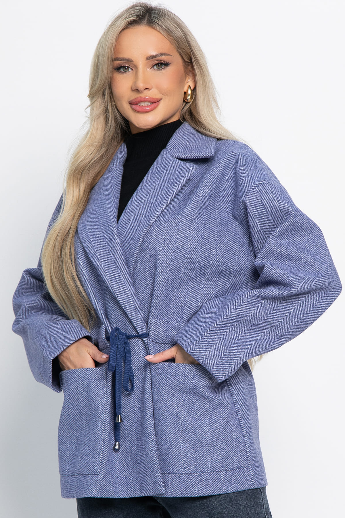 Пальто-пиджак (джинс) Б15085-7М