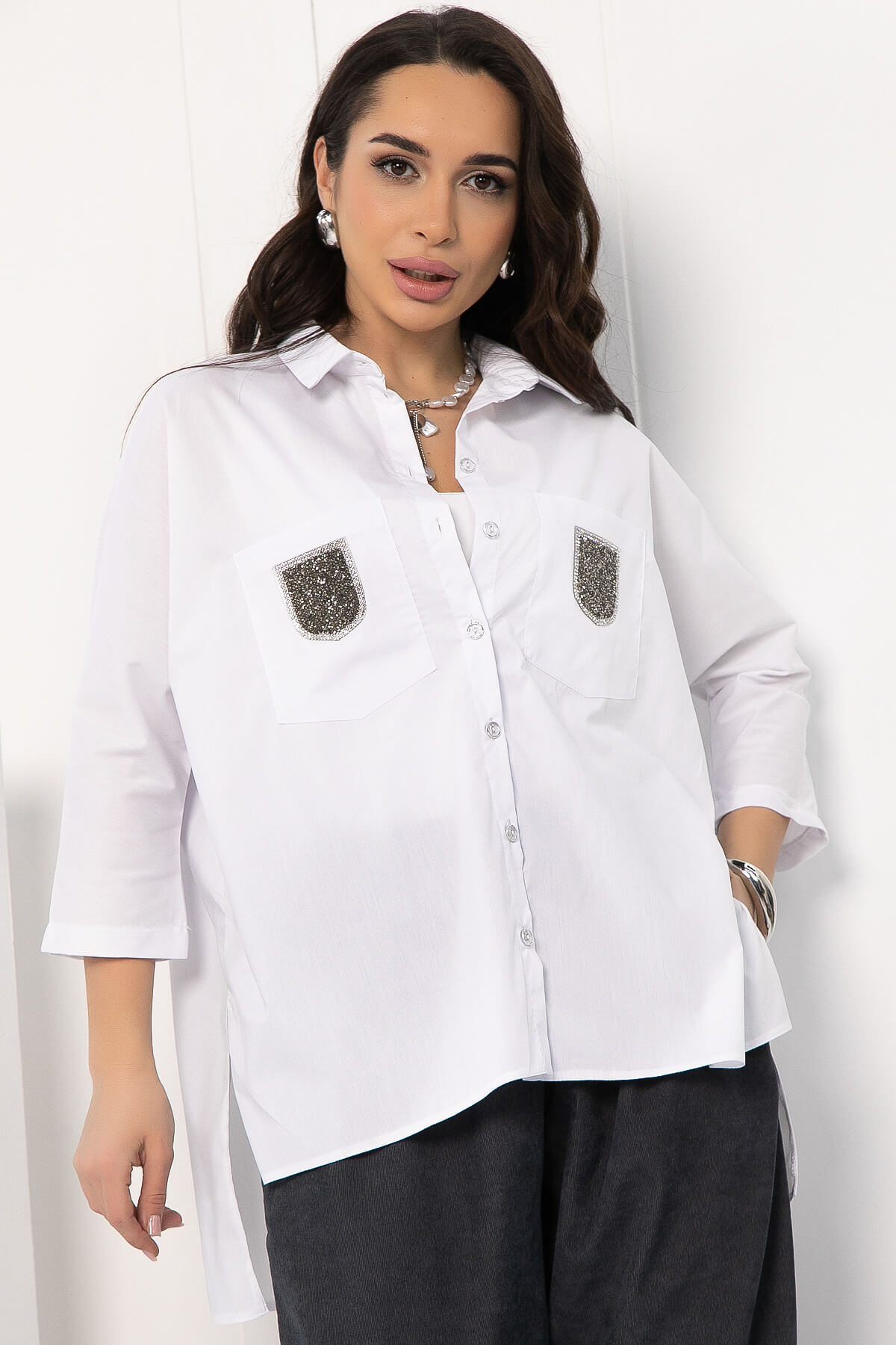 Рубашка Аристократка (белая) Б12826-10М