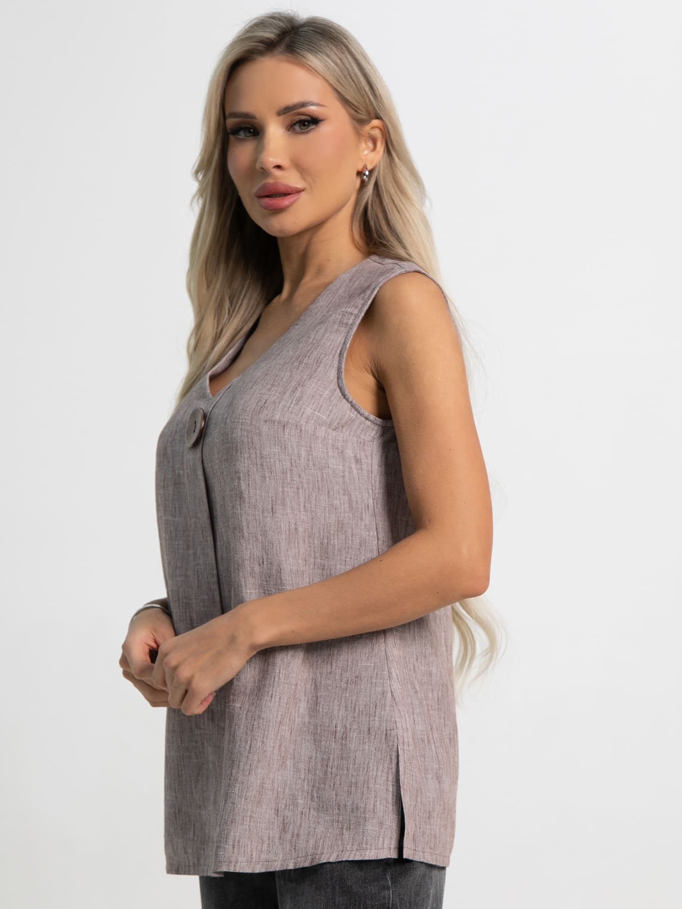 Блуза Натюрель (капучино) Б15447-19М