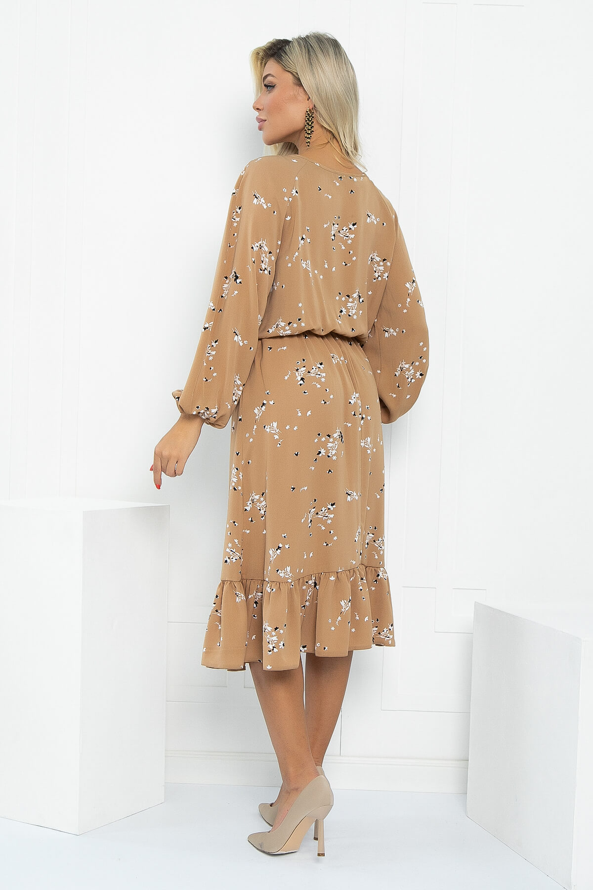 Платье Алания (бежевое) П12931-10М