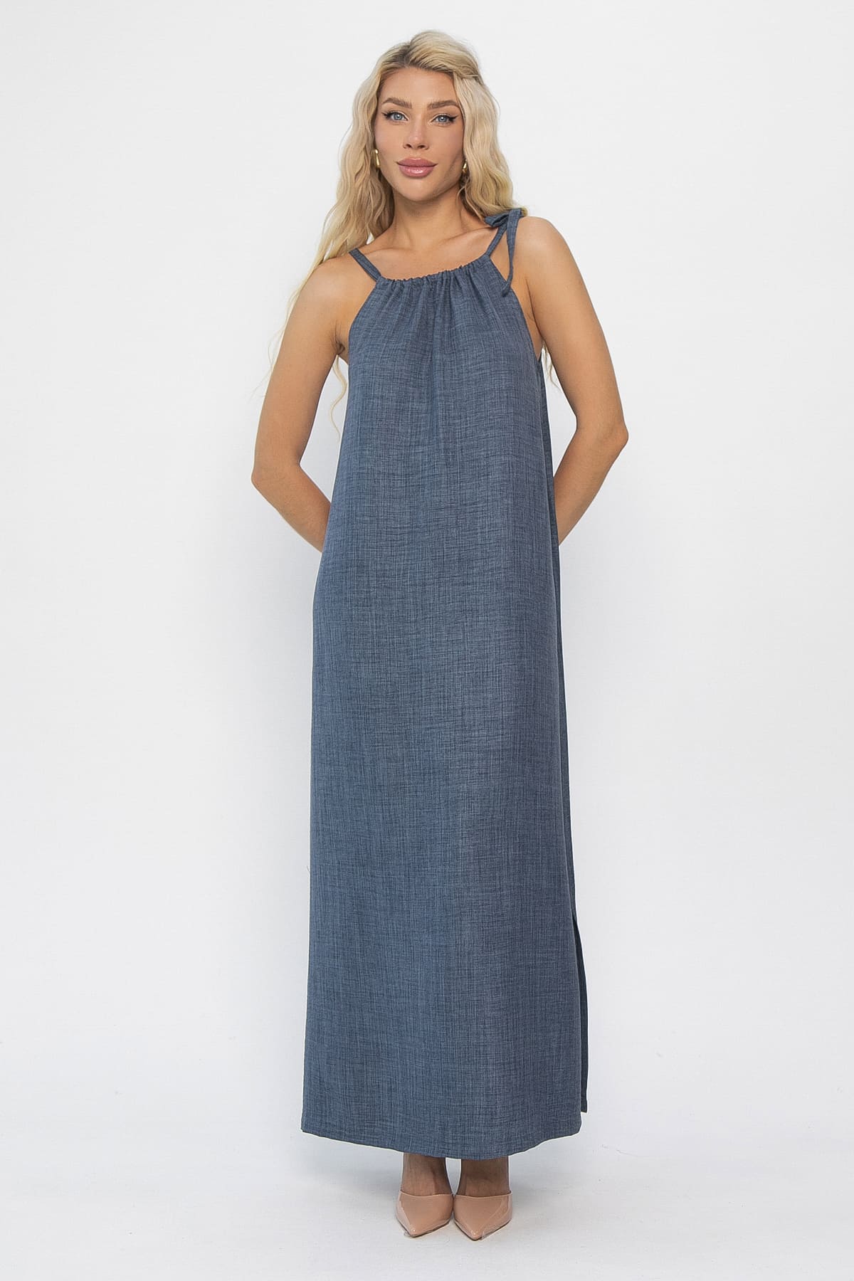 Сарафан Укрась лето! (джинс) П13853-10М