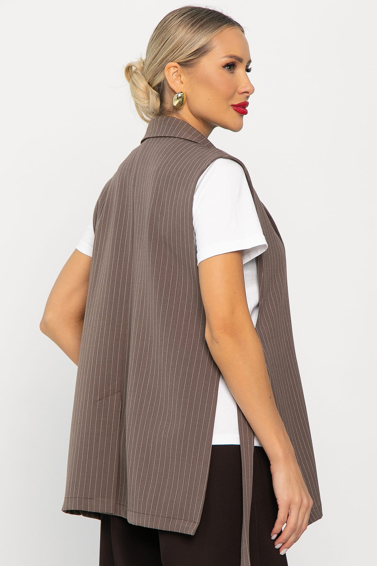 Жилет Рабочий день (кофе) Б14214-4М