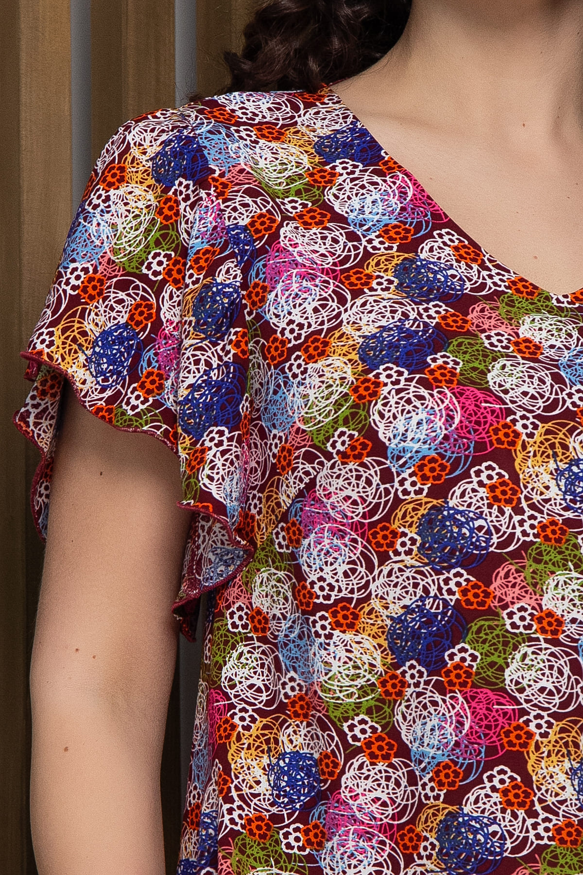 Платье Мелодия любви (мультиколор) П13365-4М