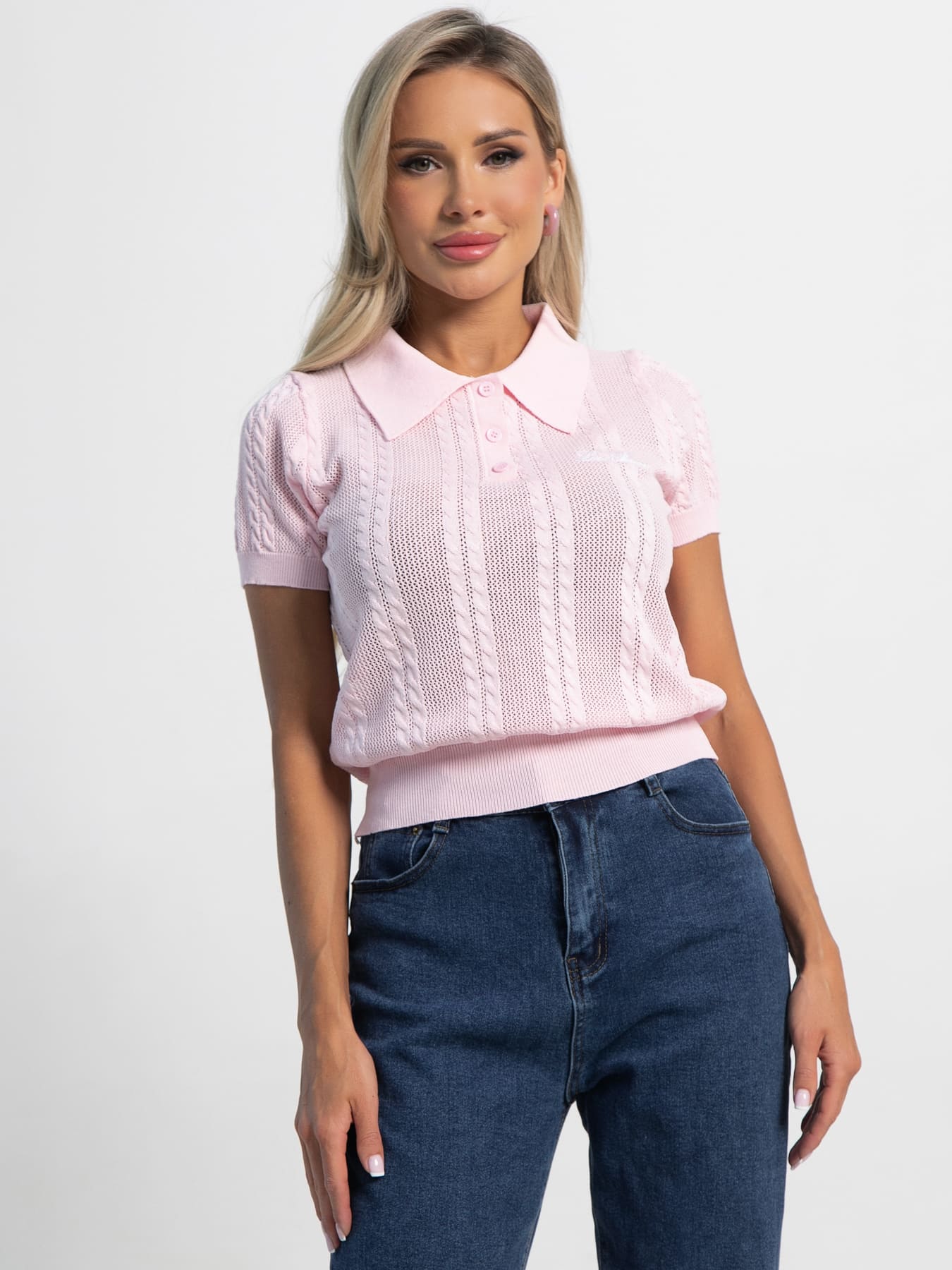 Поло Важный момент (розовое) Б15376-7М