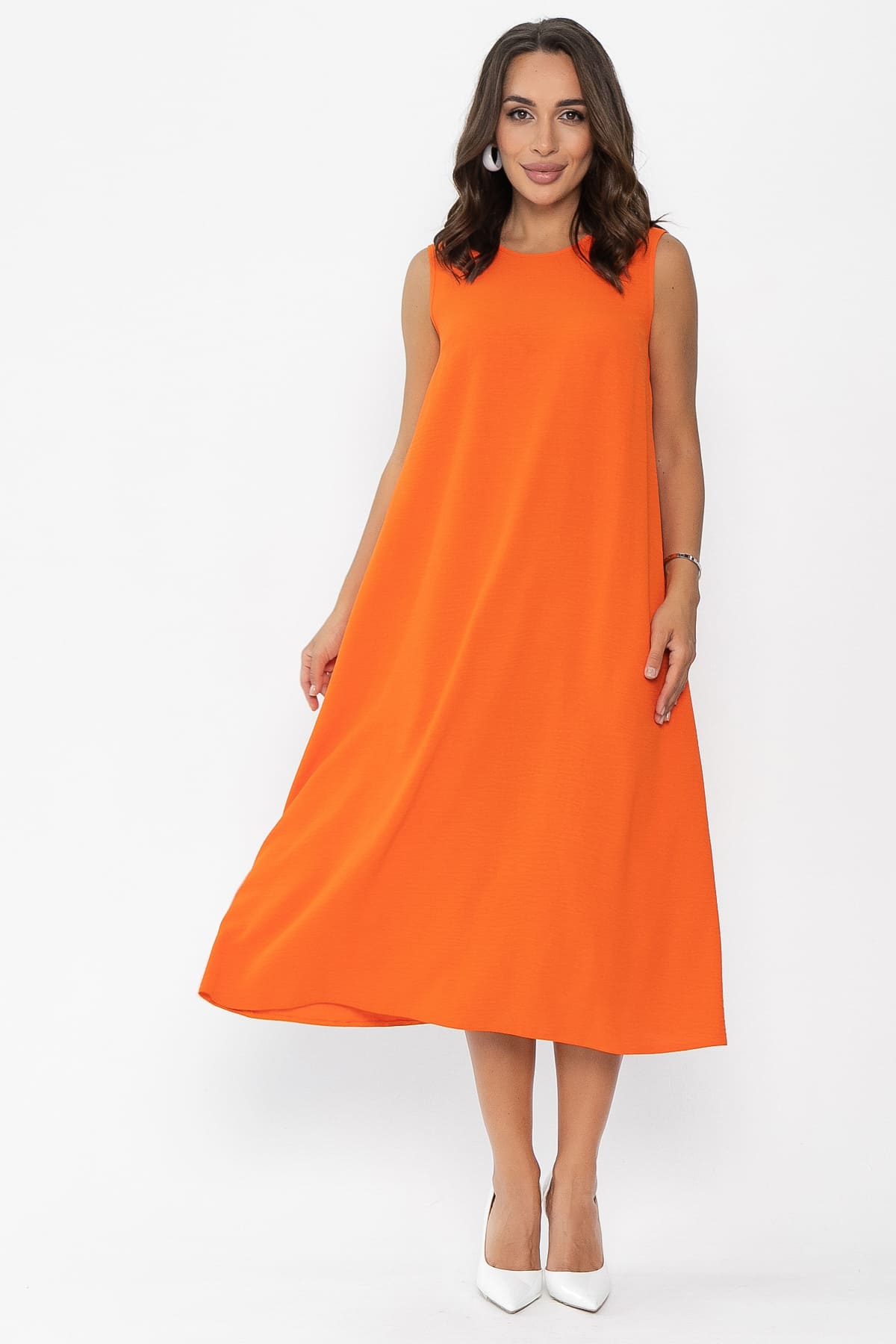 Платье Чародейка (оранжевое) П13973-9М