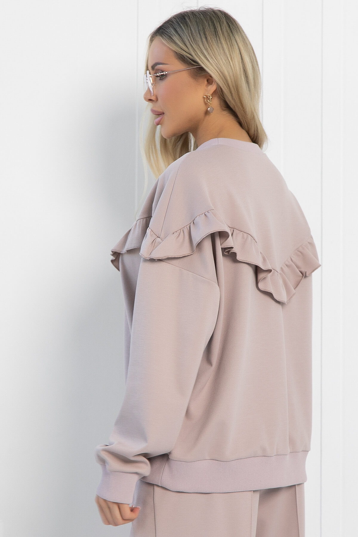 Свитшот Таллия (розовая пудра) Б13090-30М