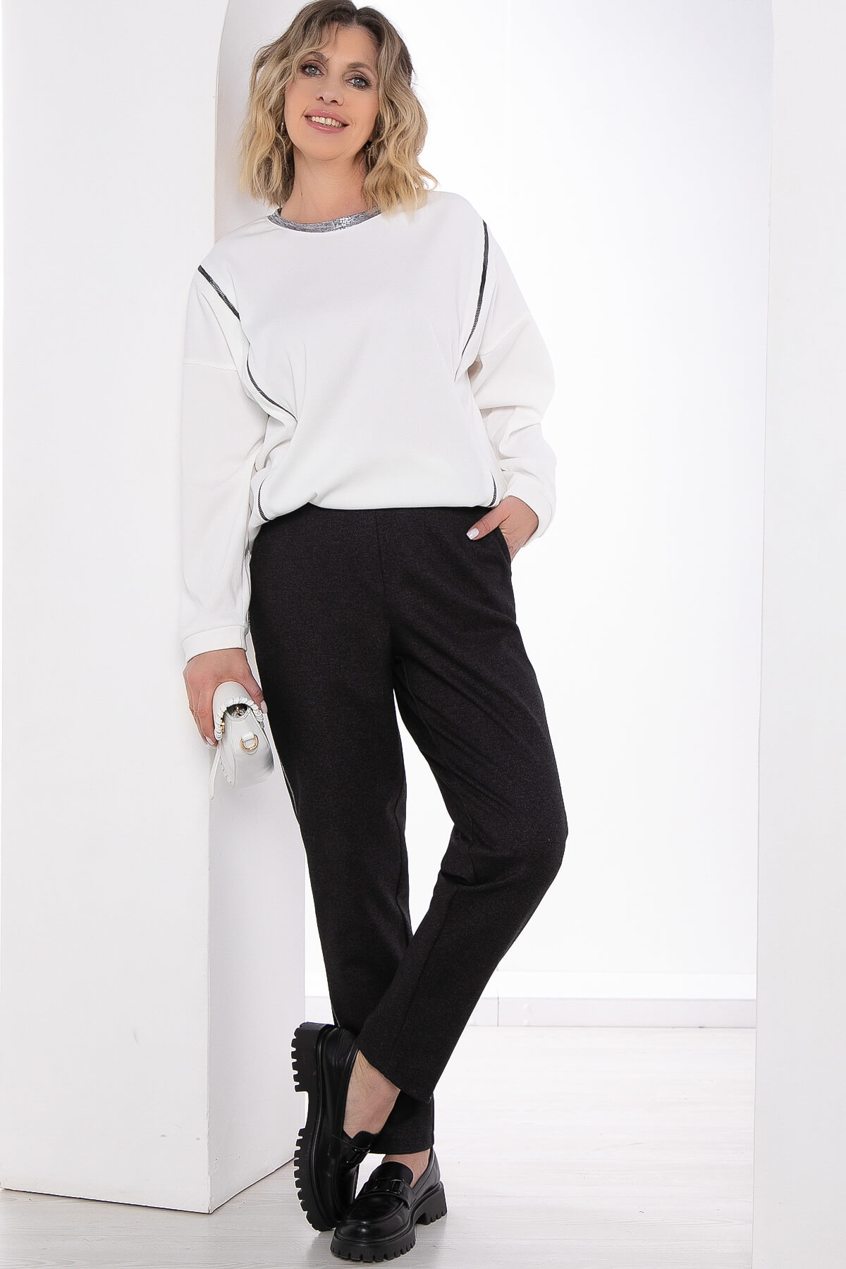 Брюки "Даллас" (блэк) НЬЮ Б8219