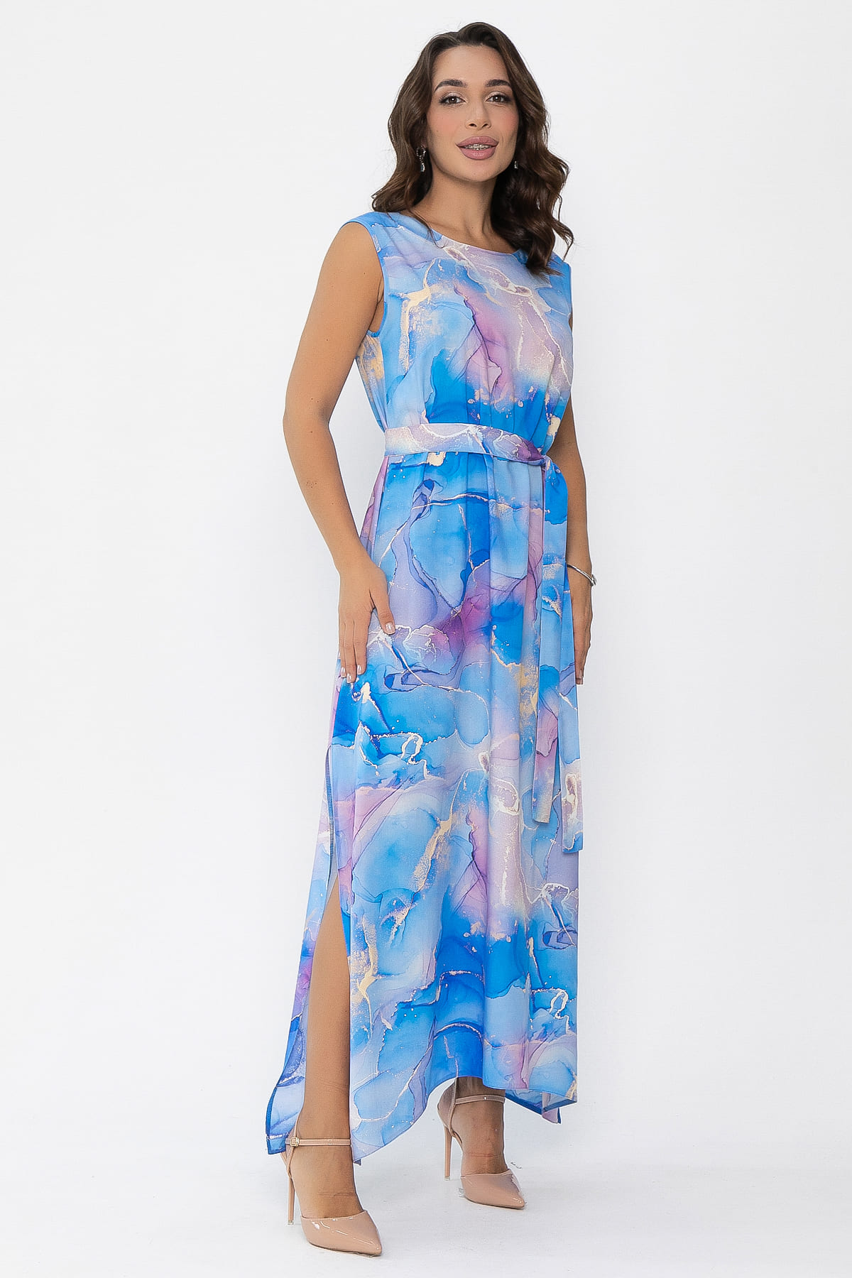 Платье Иниша (синее) П14070-4М