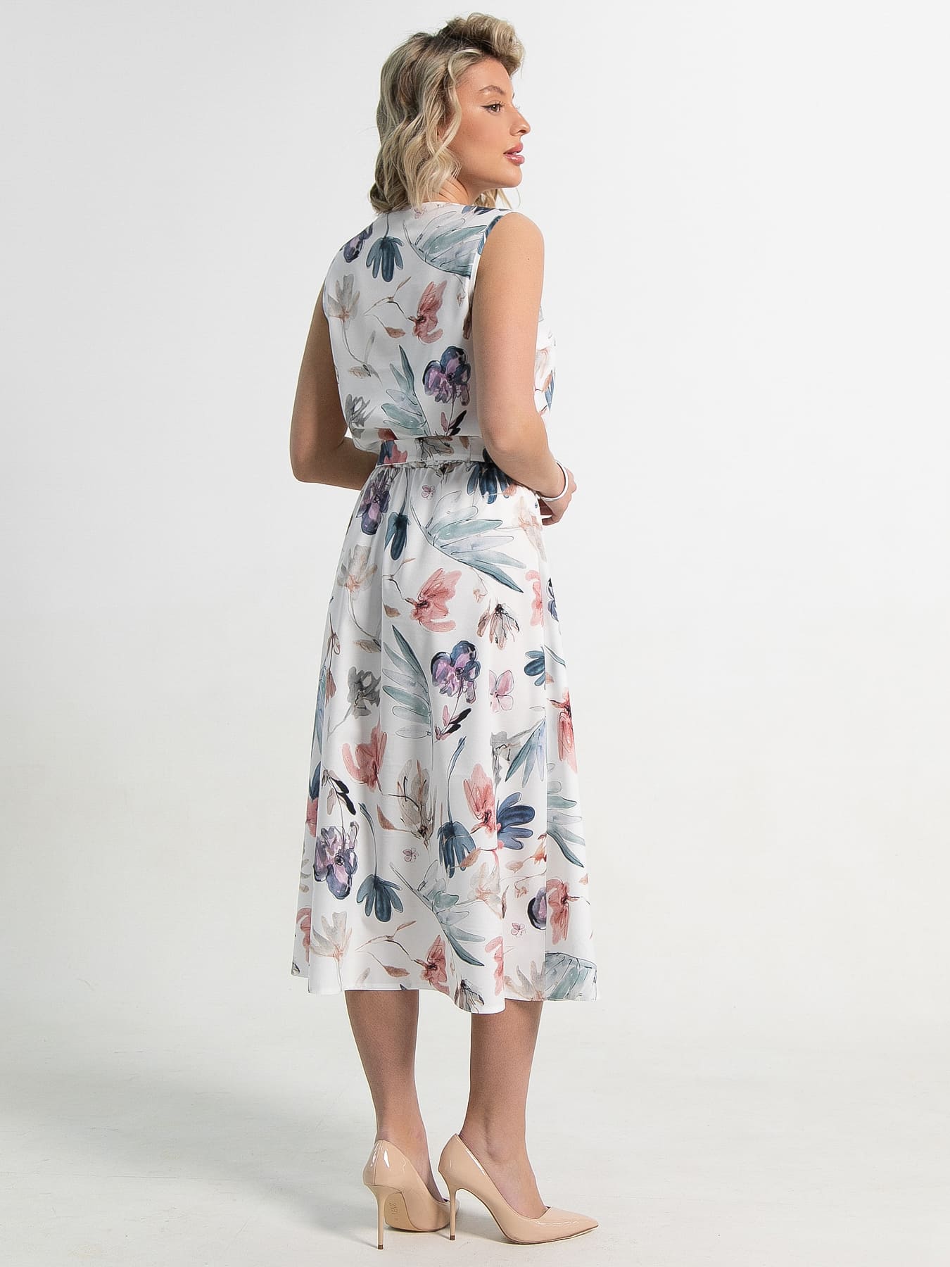 Платье Поцелуй солнца (белое) П15355-19М