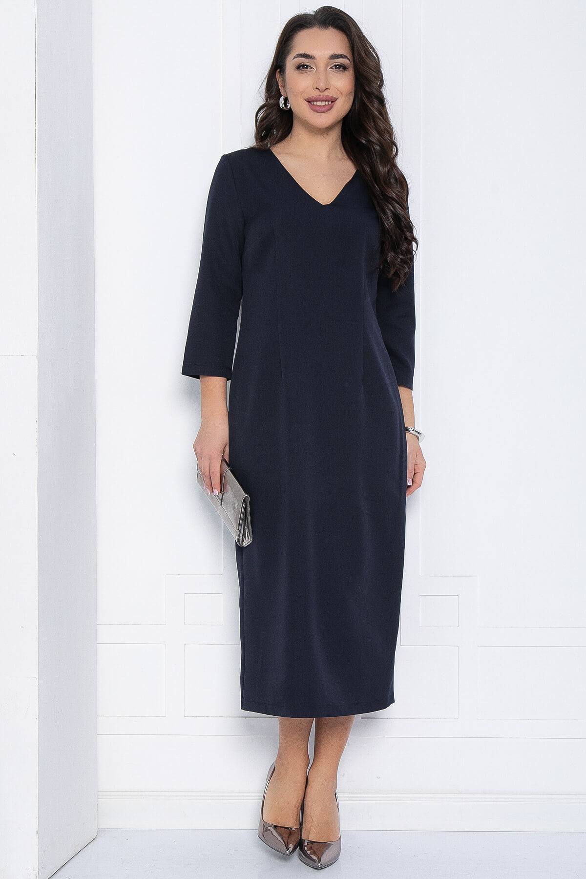 Платье Верба (синее) П12157-25