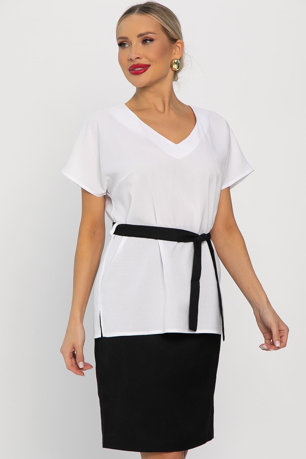 Костюм Лэдис (бело-черный) К14102-14М