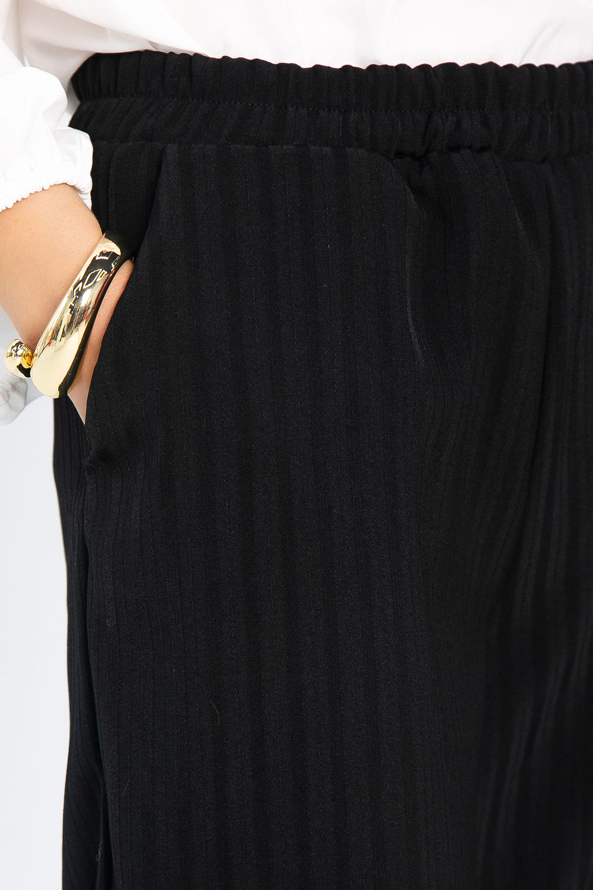 Брюки на резинке Астра (черные) Б14397-30М