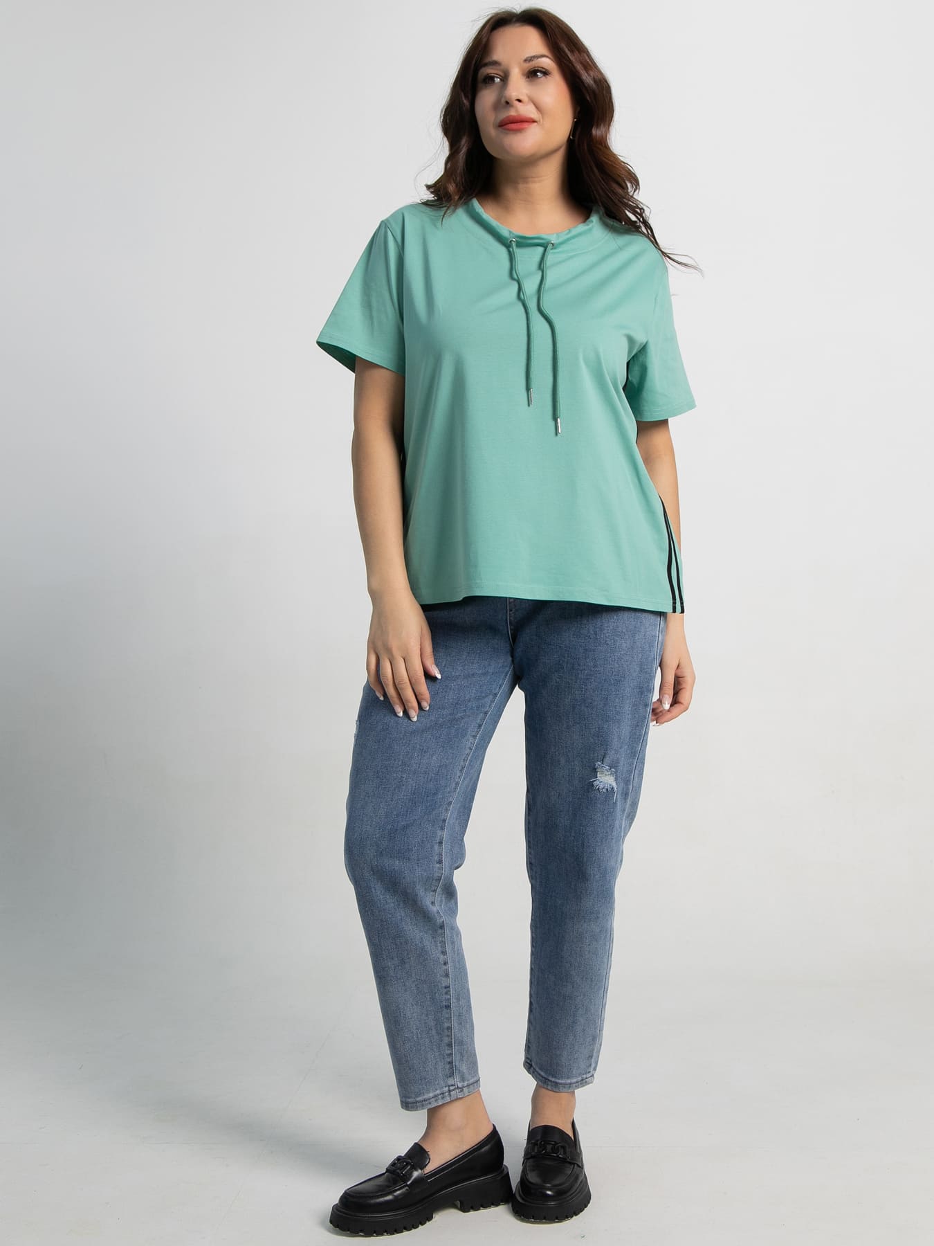 Блуза Мартина (олива) Б15536-20М