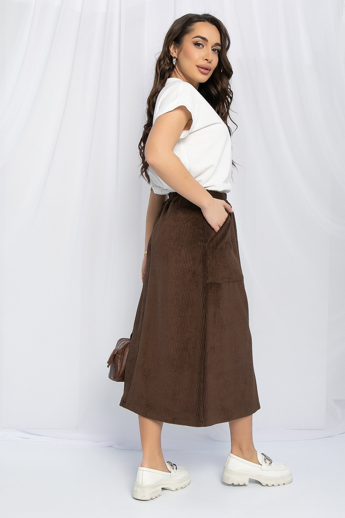 Юбка Лилиана (шоколад) Ю13097-9М