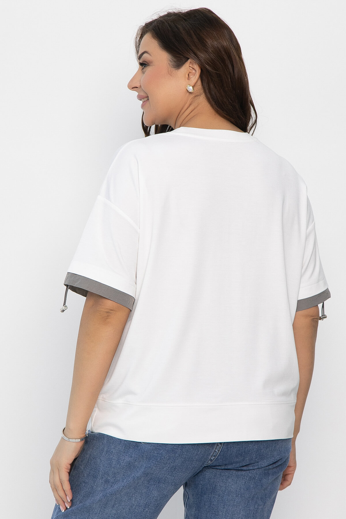 Блуза Софья (белая) Б13940-1М