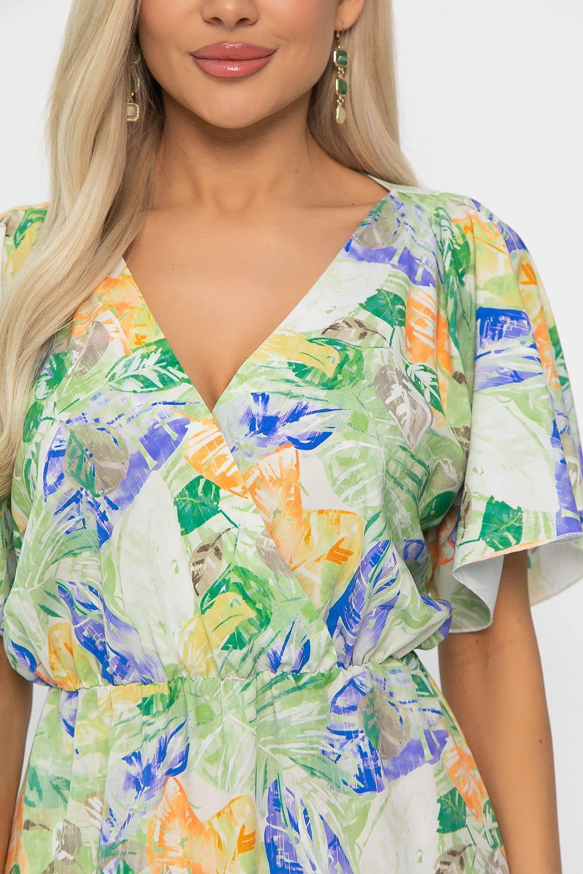 Платье Летнее настроение (зеленое) П15467-7М