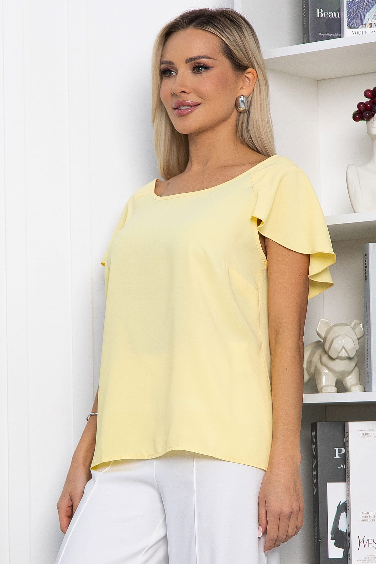 Блуза Летящая волна (желтая) Б13773-16М