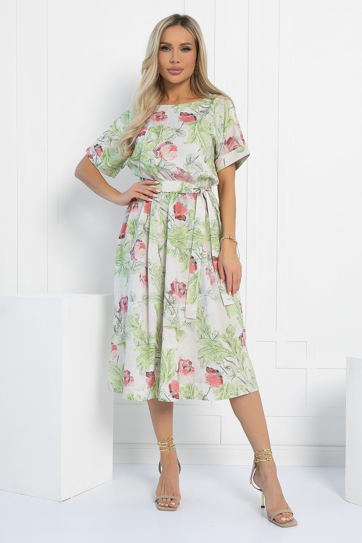 Платье Селестина (бежевое) П13064-30М