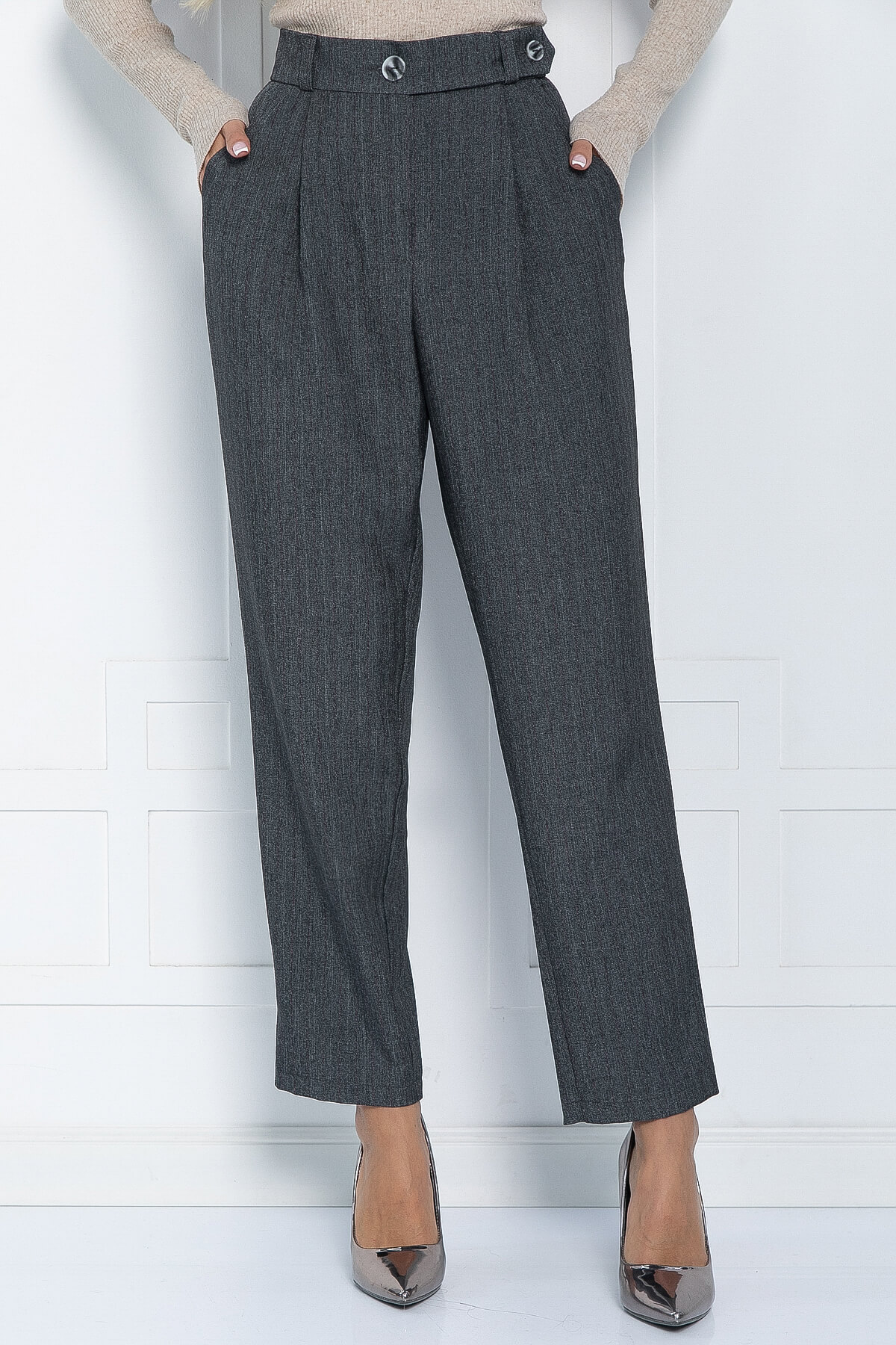 Брюки Счастливая встреча (серые) Б11437