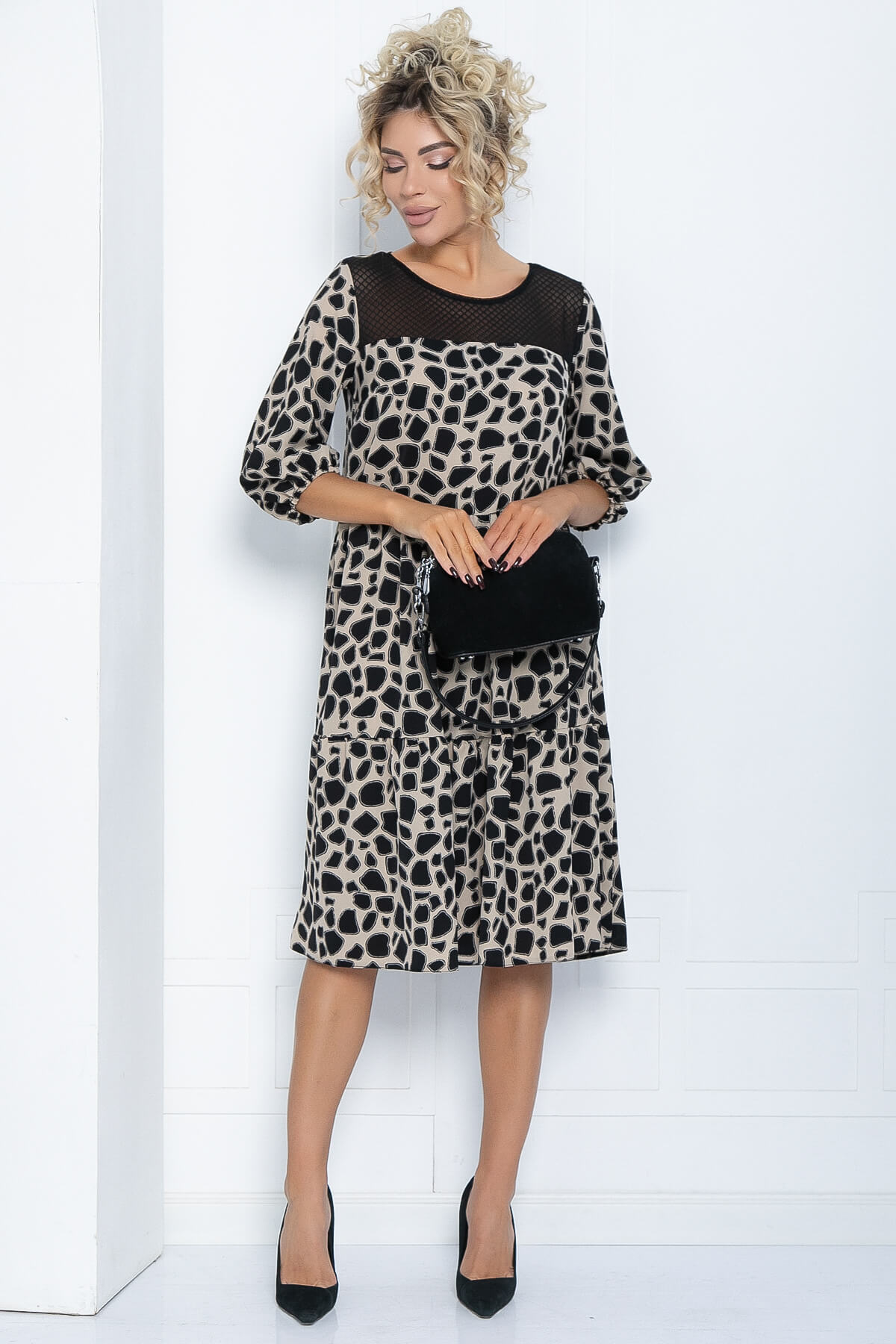 Платье Омут красоты (беж) П12095