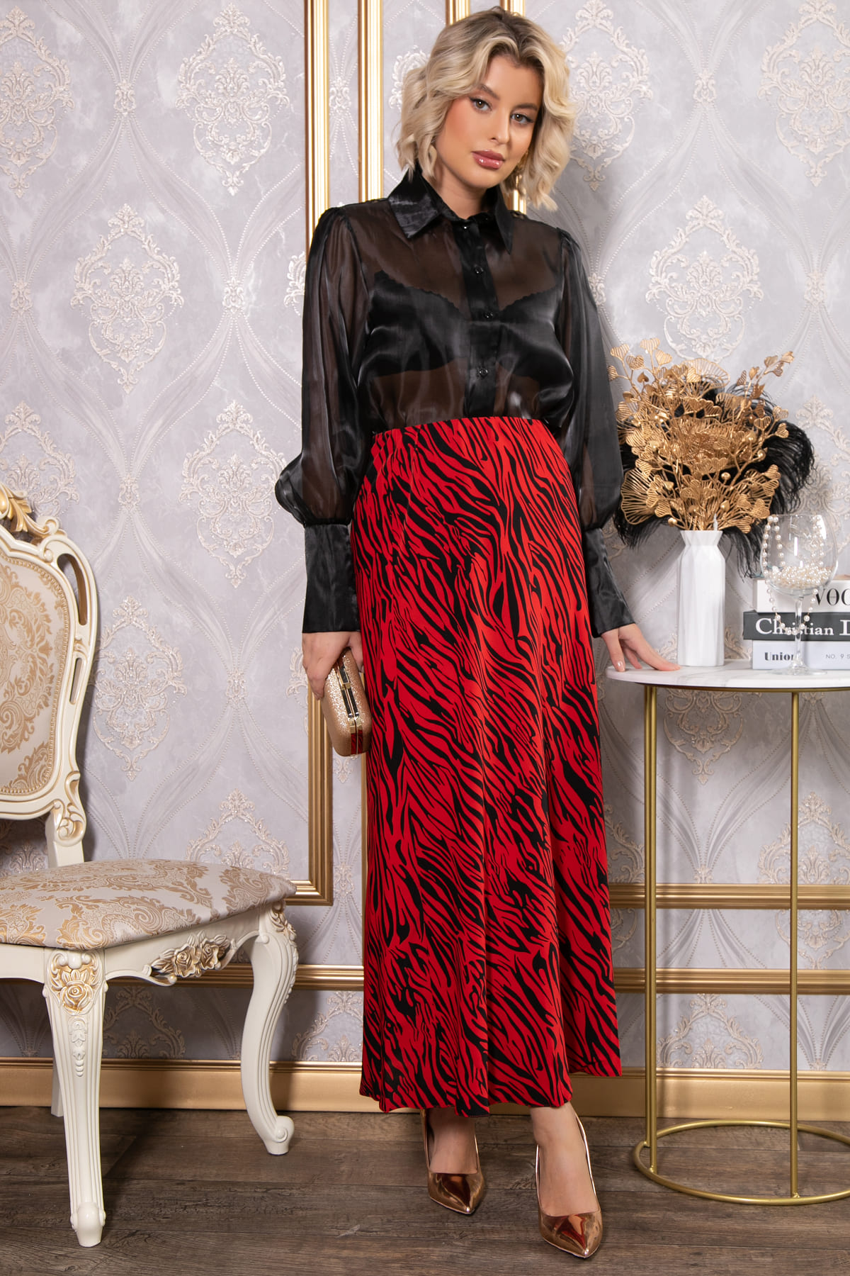 Юбка Лантана (красная) Ю13742-6М