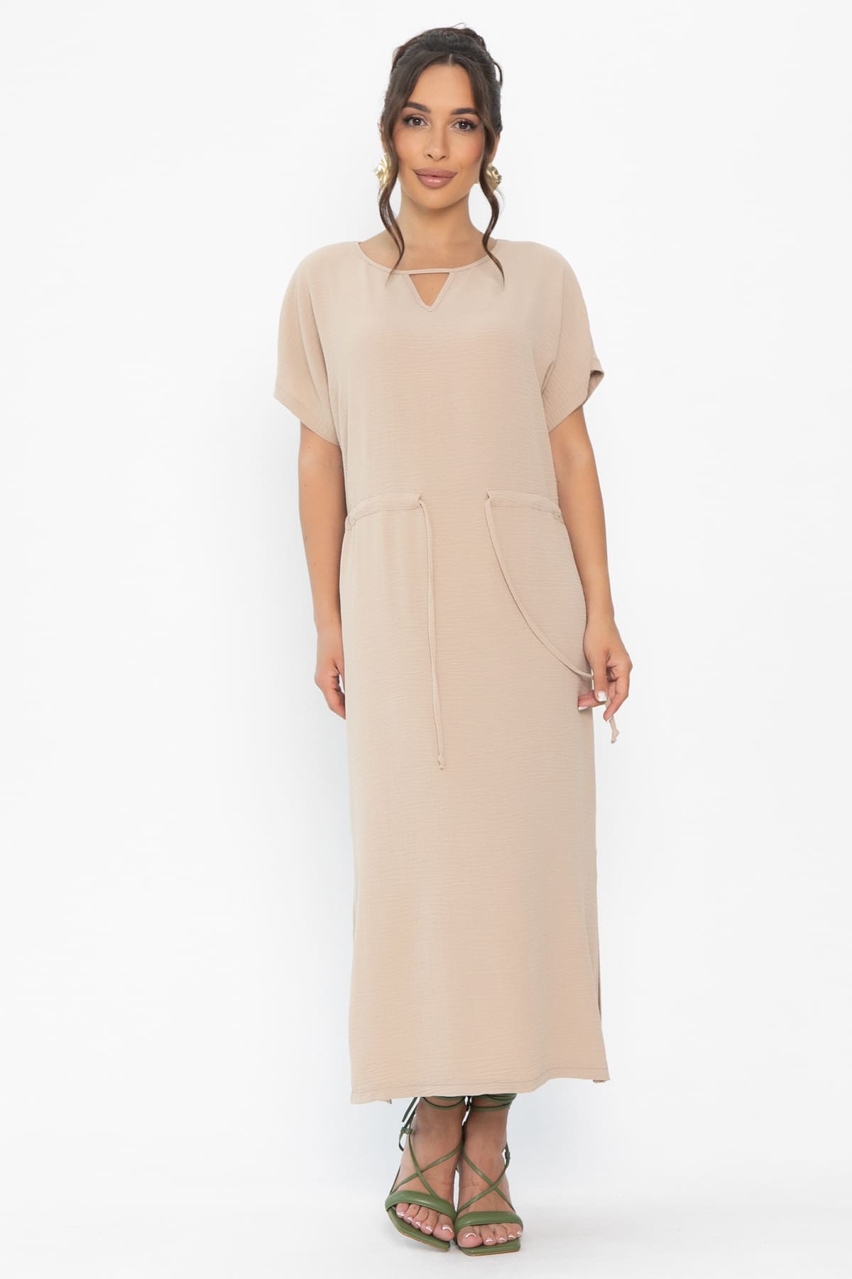 Платье Вистерия (бежевое) П15345-5М