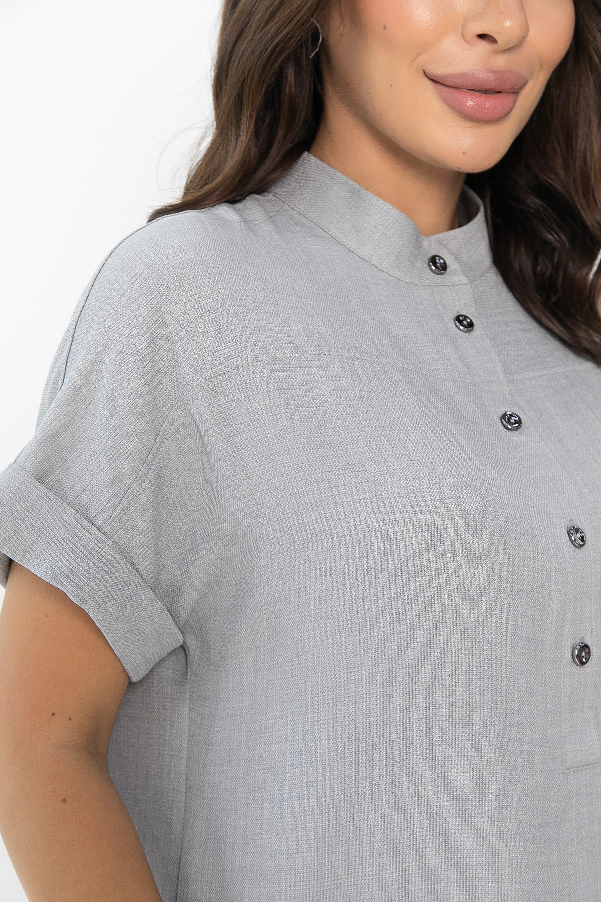 Платье Бон вояж (светло-серое) П14023-41М