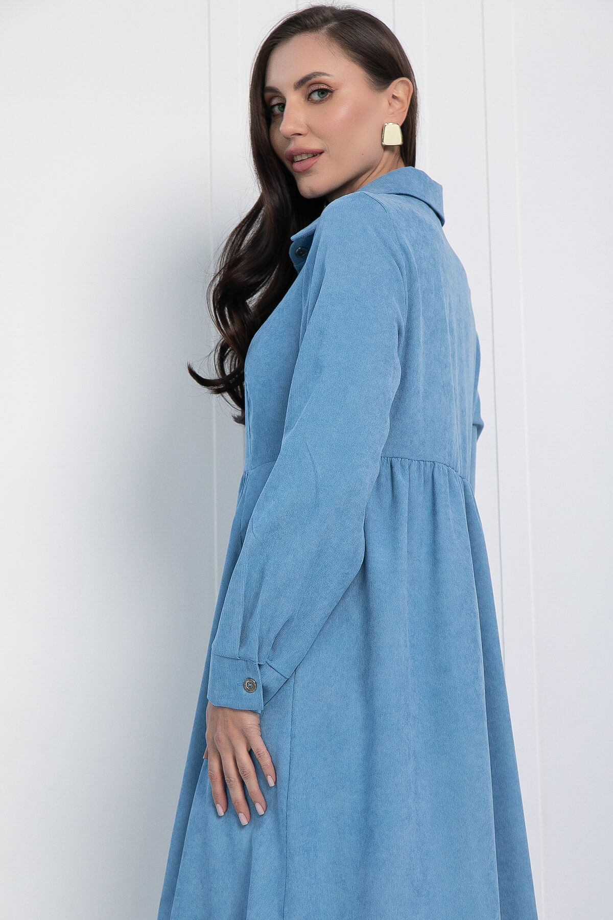 Платье Сабина (голубое) П12658-4
