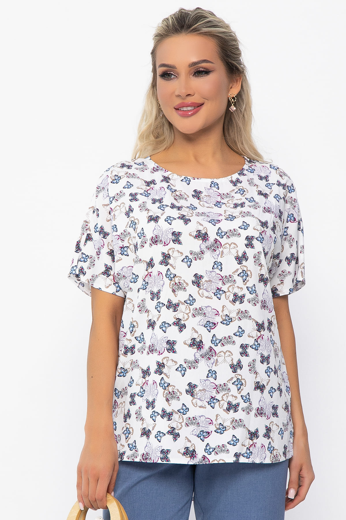 Блуза Маргоша (белая) Б13544-16М