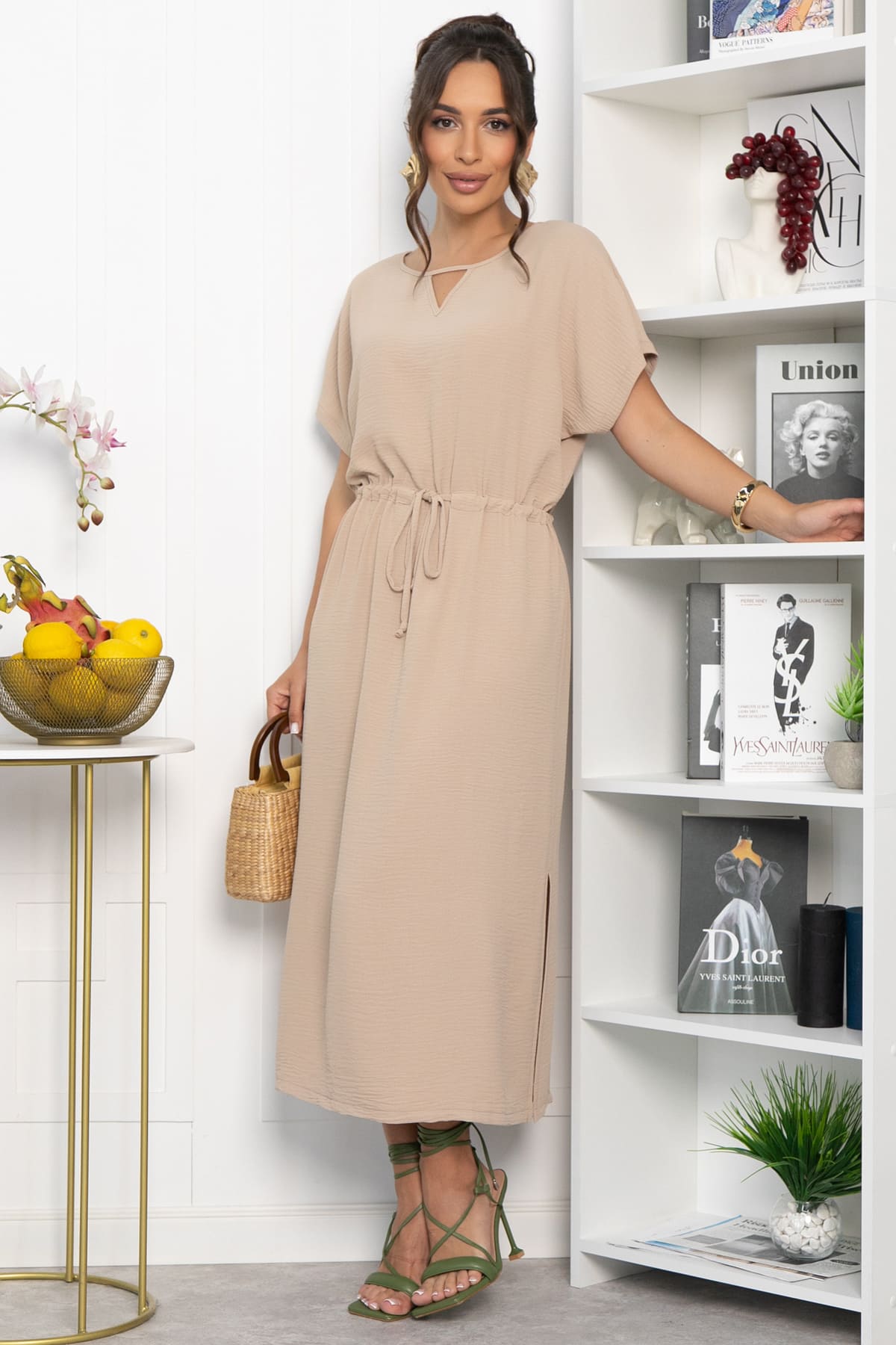 Платье Вистерия (бежевое) П15345-5М